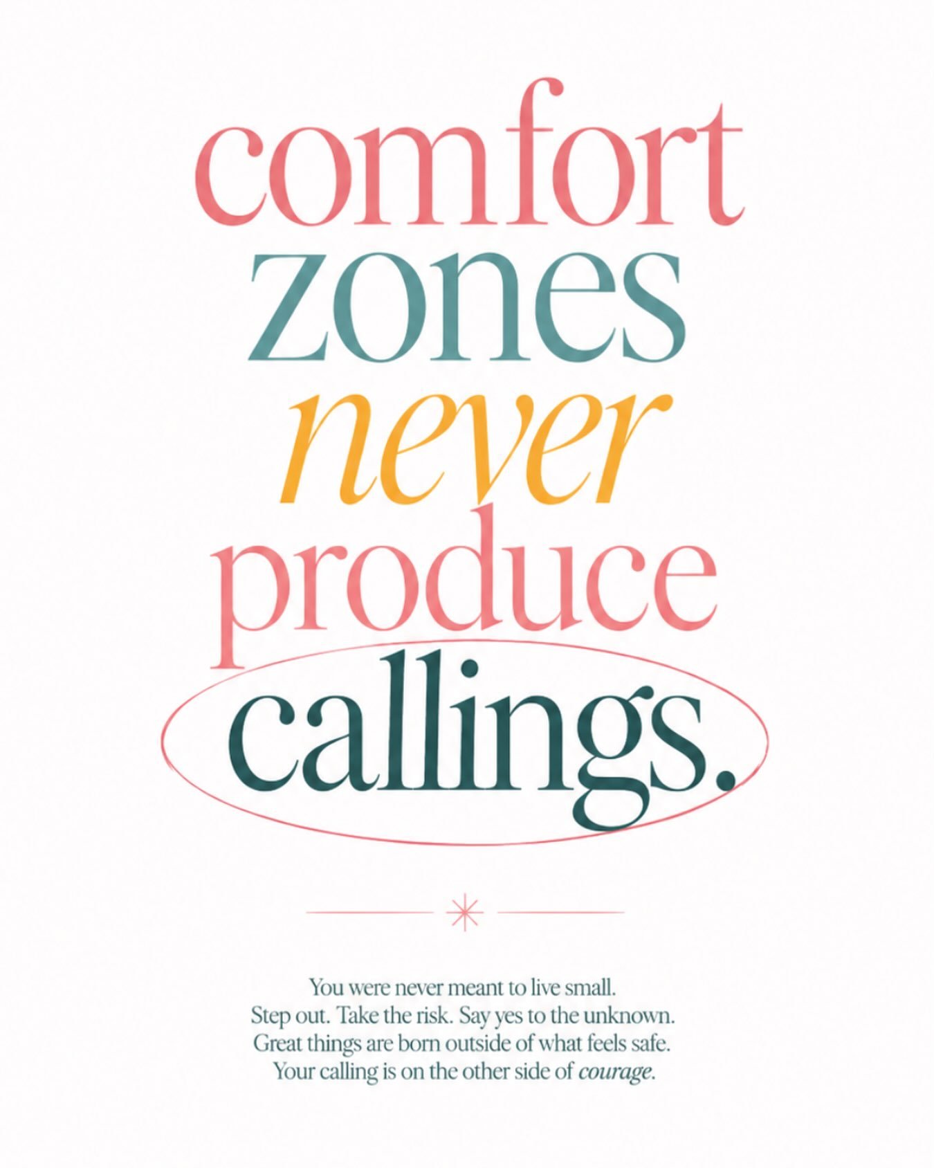 🌷Comfort will never produce courageous Christians. 

🌻Obedience will.

🌸 Spiritual growth requires leaving what feels safe.
🌻 But comfort-driven faith avoids cost and conviction.
🥀 God matures us through obedience, not ease.
🌼 Courage is formed
