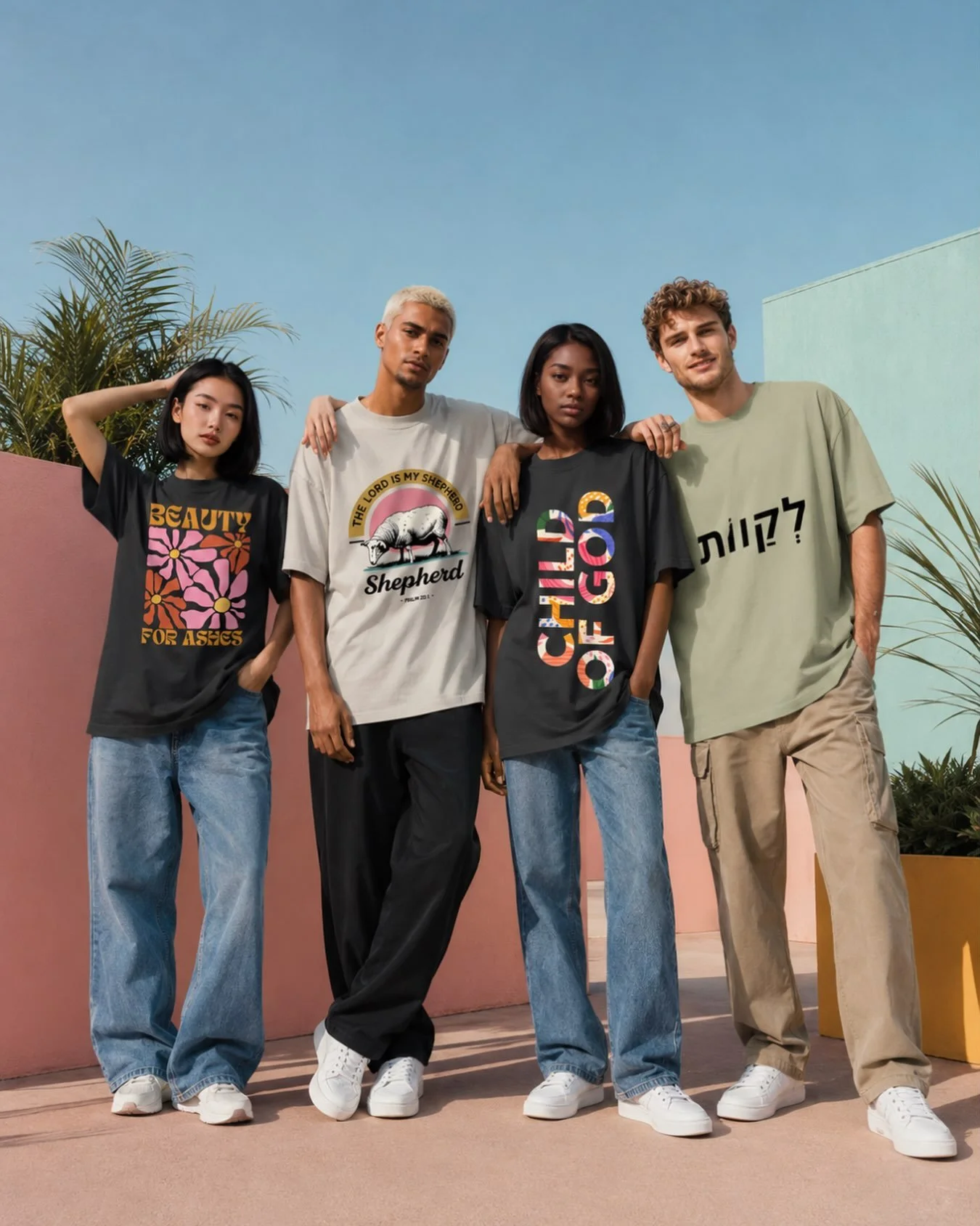 Living in Light Tees. x

Beauty for Ashes
Good Shepherd
Child of God 
cherished

To browse click on link in post or head to www.livinginlight.co.uk/shop.

#livinginlightuk #stylewithlivinginlightuk
#FaithFashion #KingdomStyle #WearYourFaith