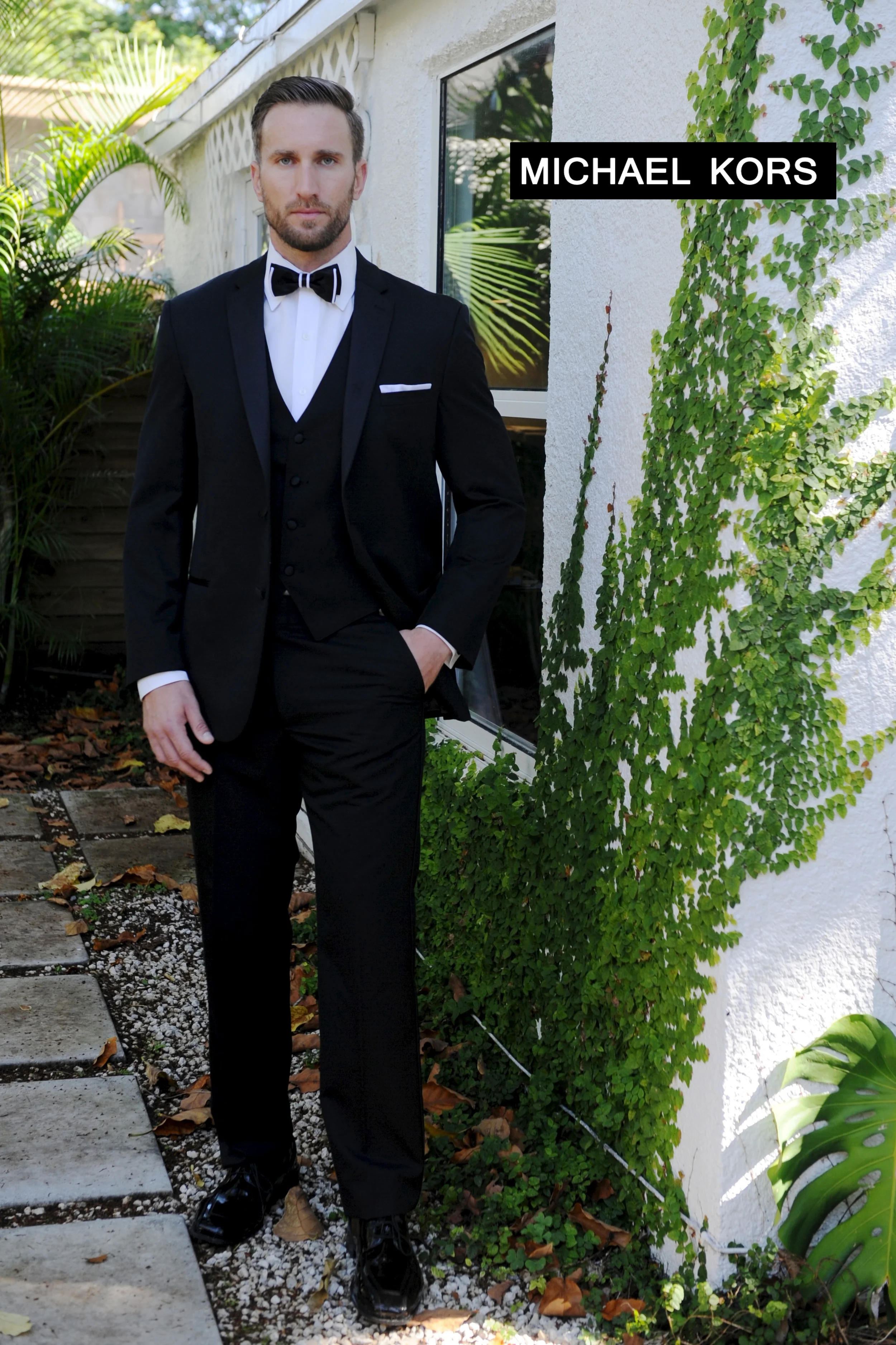 michael kors tuxedo shirt