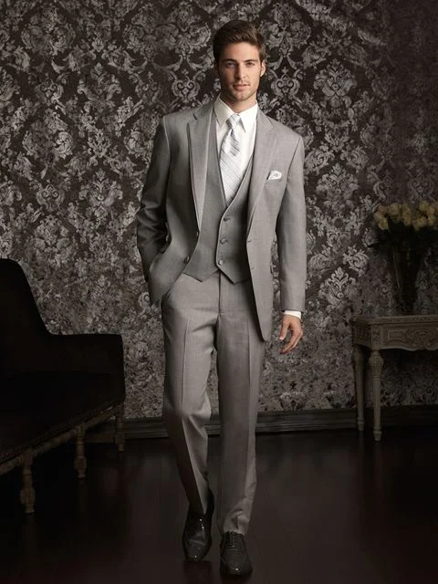 Heather Grey Allure Tuxedo by Allure Men