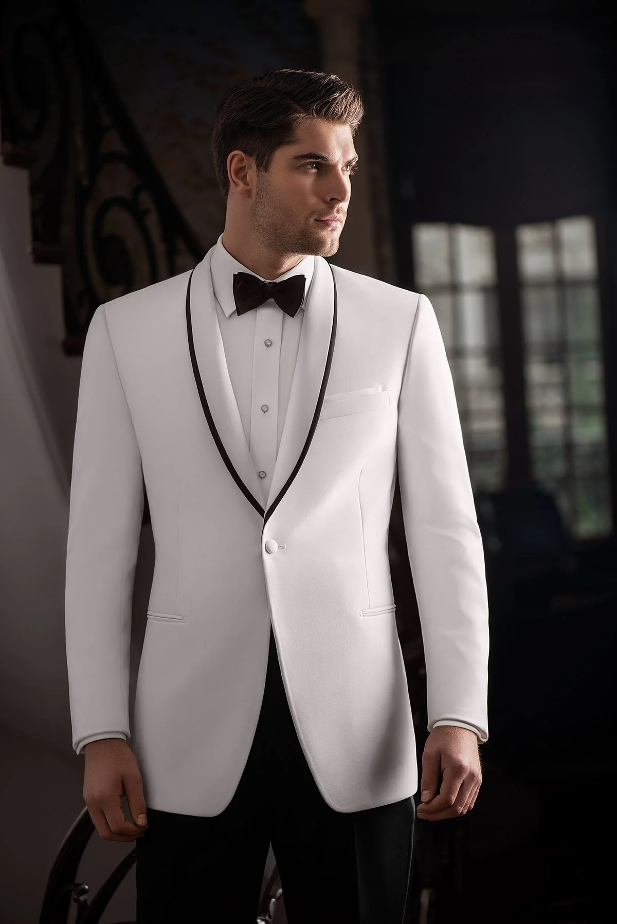 White Waverly Tuxedo by Ike Behar