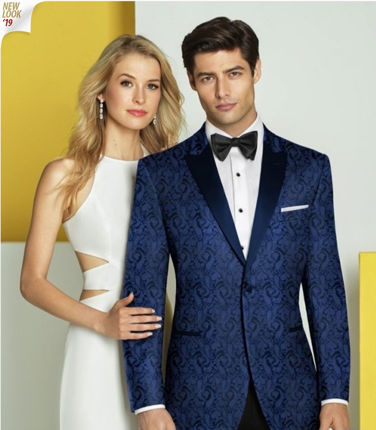 Navy Blue Chase Paisley Tuxedo