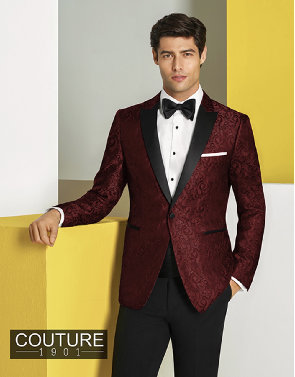 Burgundy "Chase" Tuxedo Rental