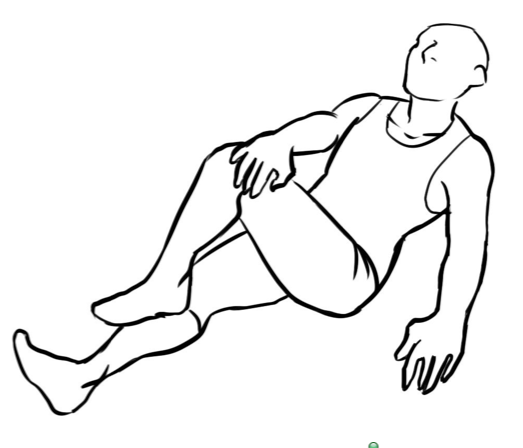 Lying Outer Hip Stretch