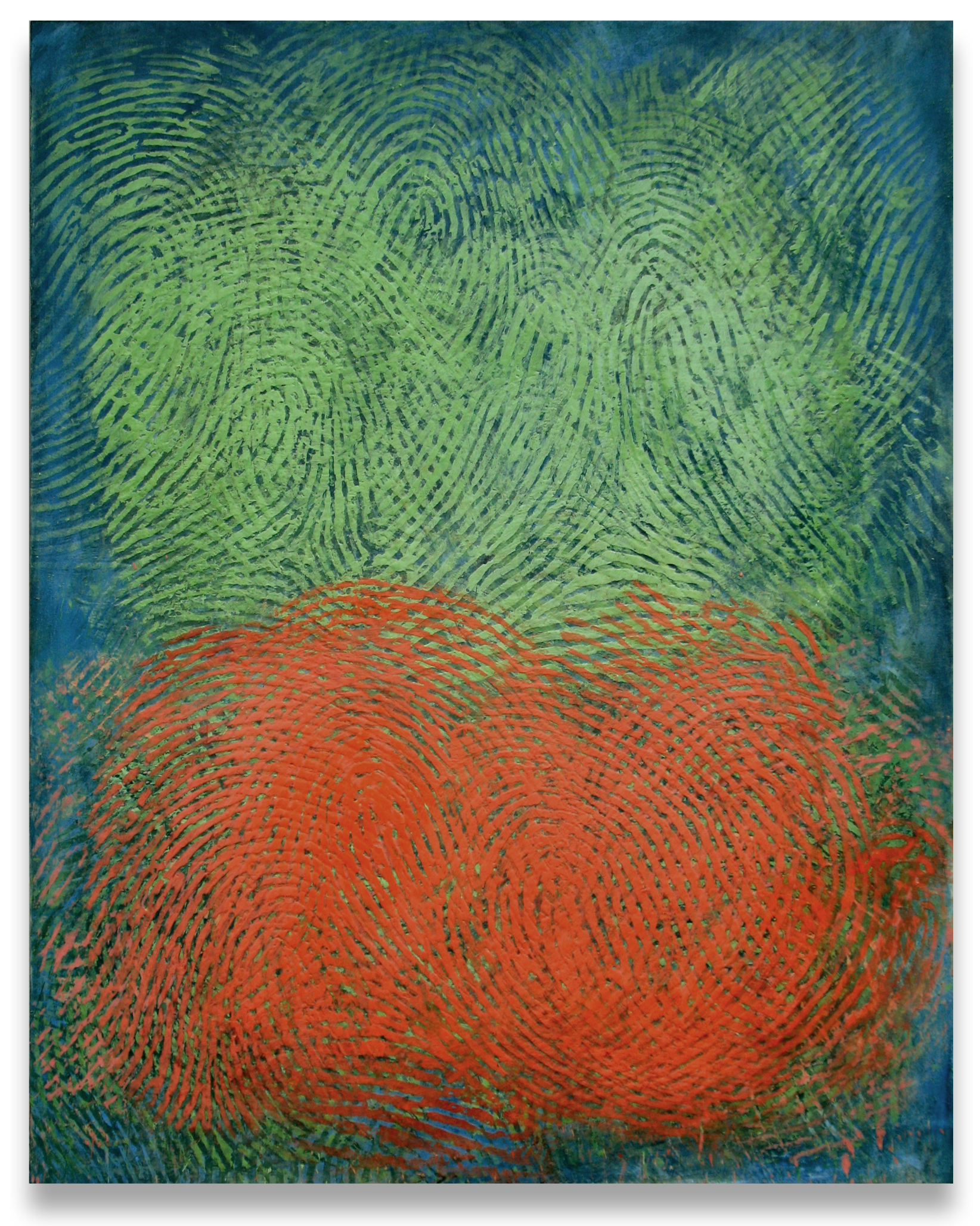 Soma in Green and Orange, 2011