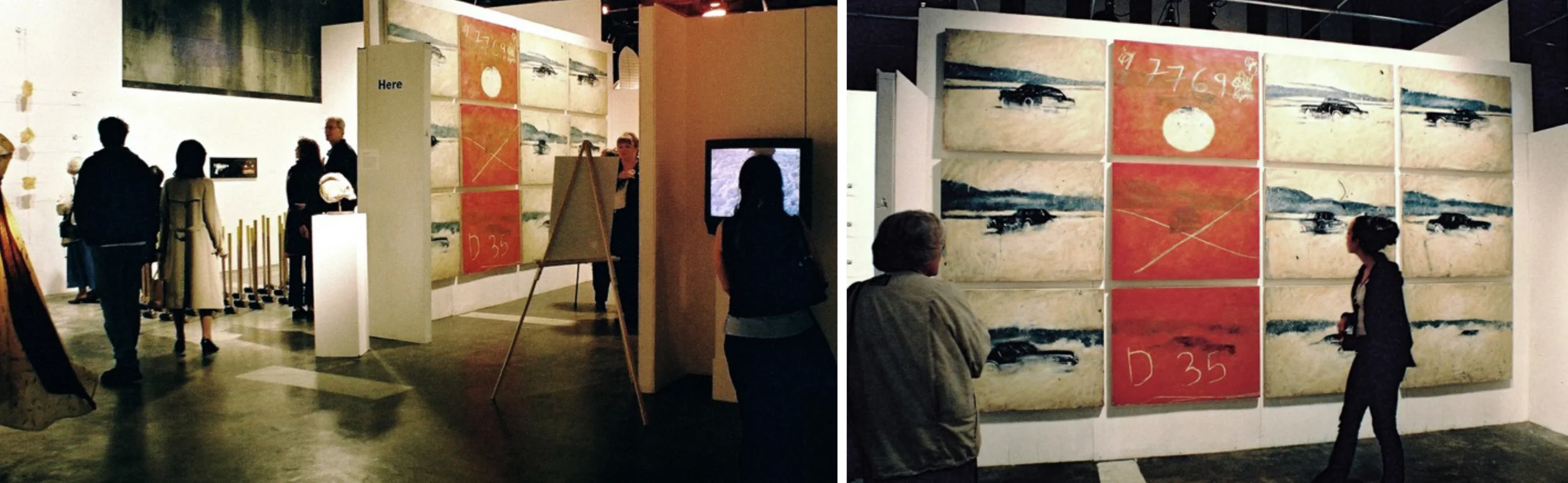 The 2003 Artropolis exhibition, featuring 1977 T-Bird by Randall Steeves at the CBC building in Vancouver.