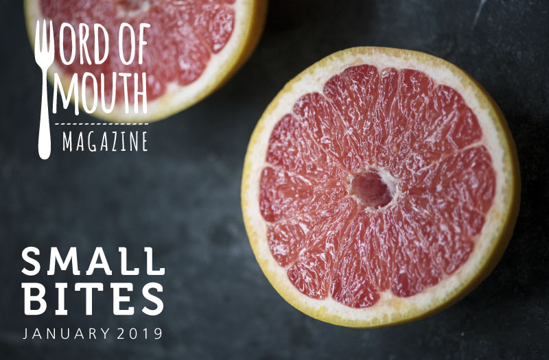 January 2019 Small Bites for Word of Mouth magazine