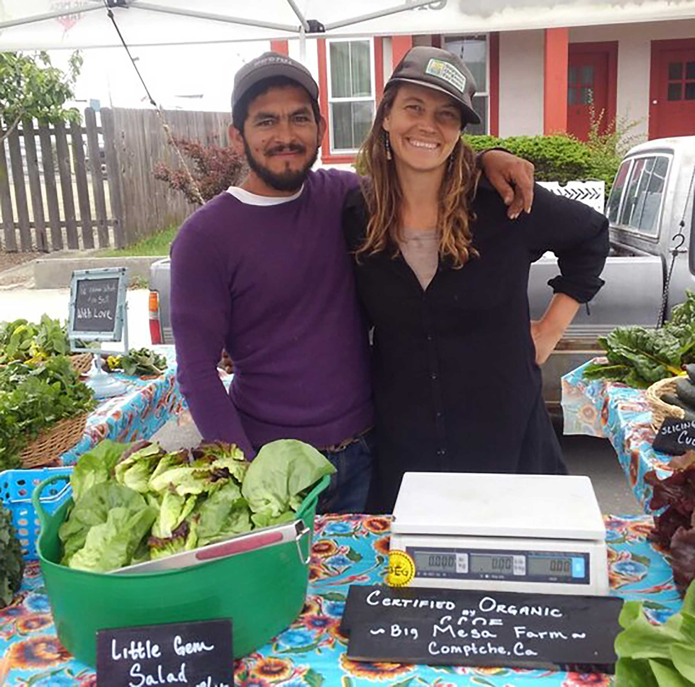 Big Mesa at the farmers market