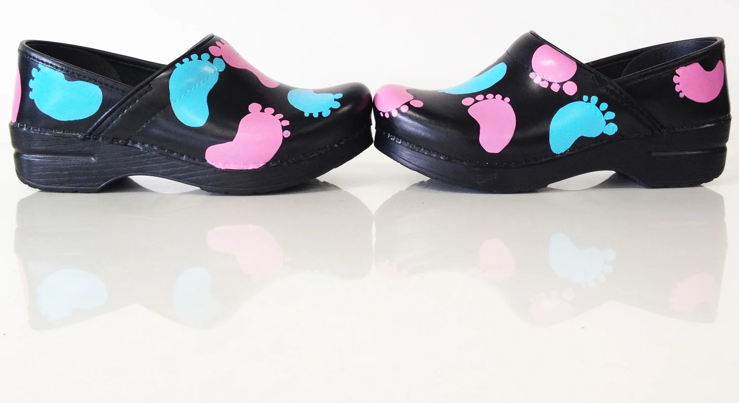 pink dansko professional clogs