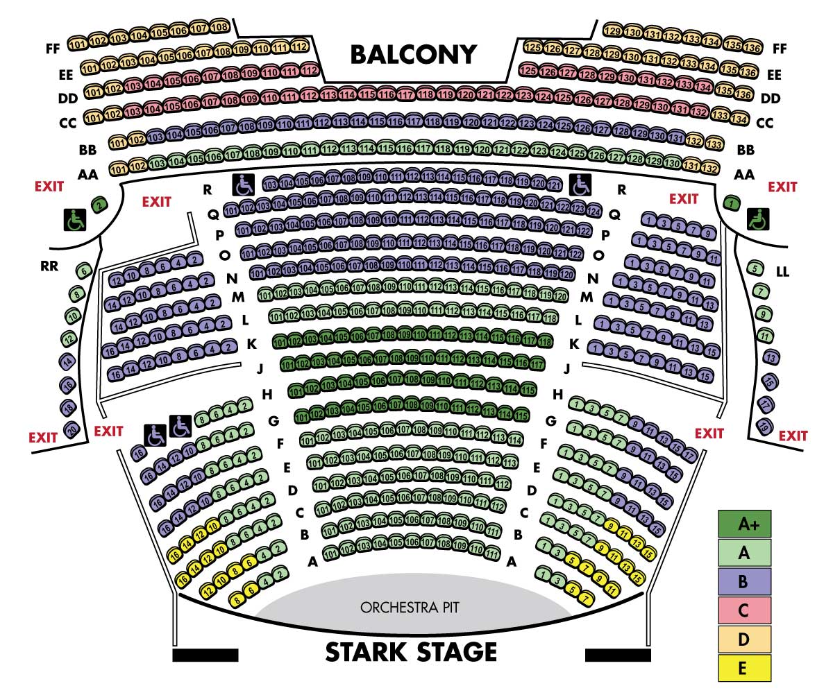 Fox Theater Spokane Seating Chart