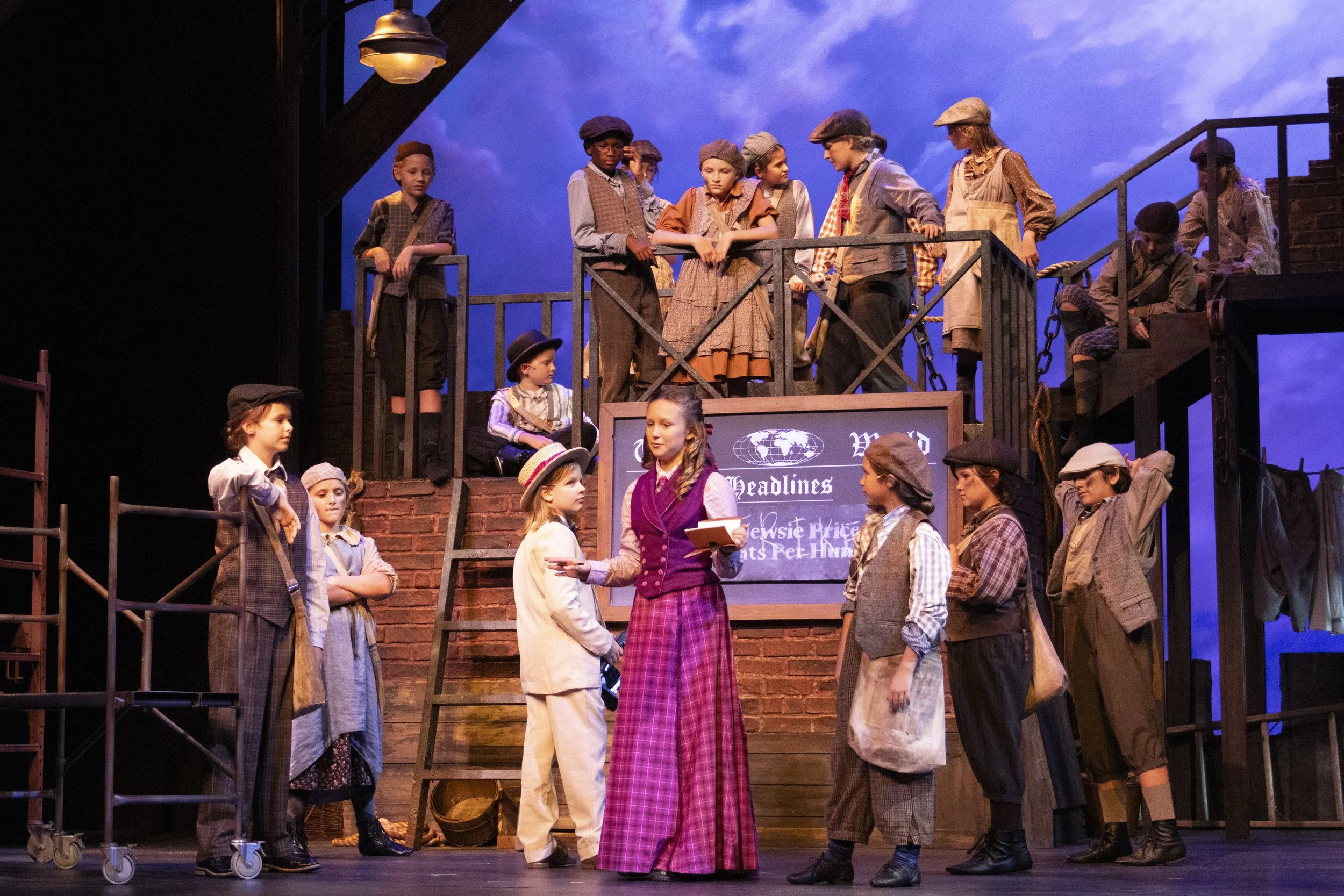 Newsies Jr (performed by students ages 813) — Riverside Theatre