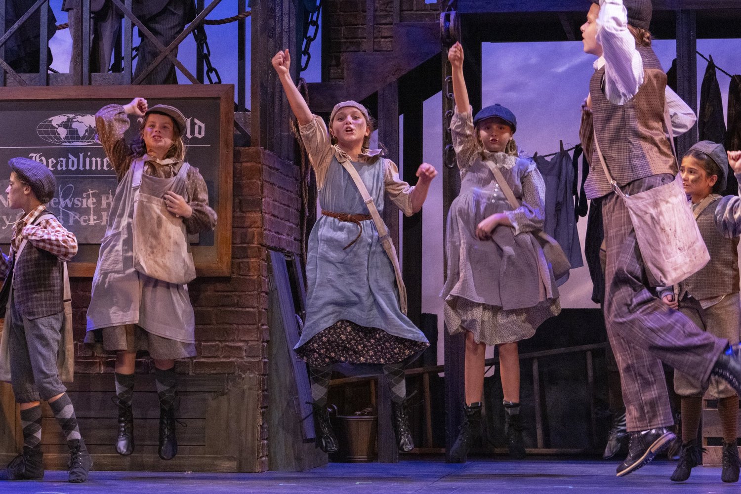 Newsies Jr (performed by students ages 813) — Riverside Theatre