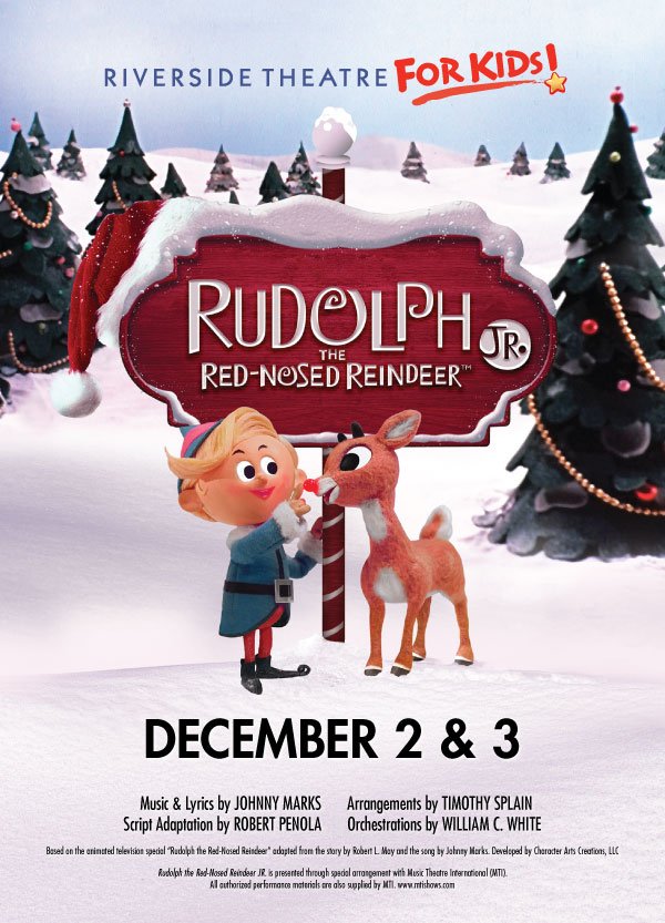 klima I modsætning til Tigge Rudolph The Red-nosed Reindeer JR — Riverside Theatre