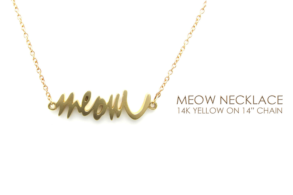 Meow necklace