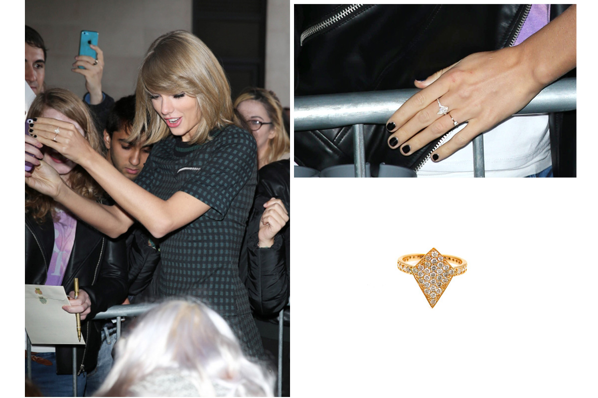 Taylor Swift wearing Maven ring at BBC in London