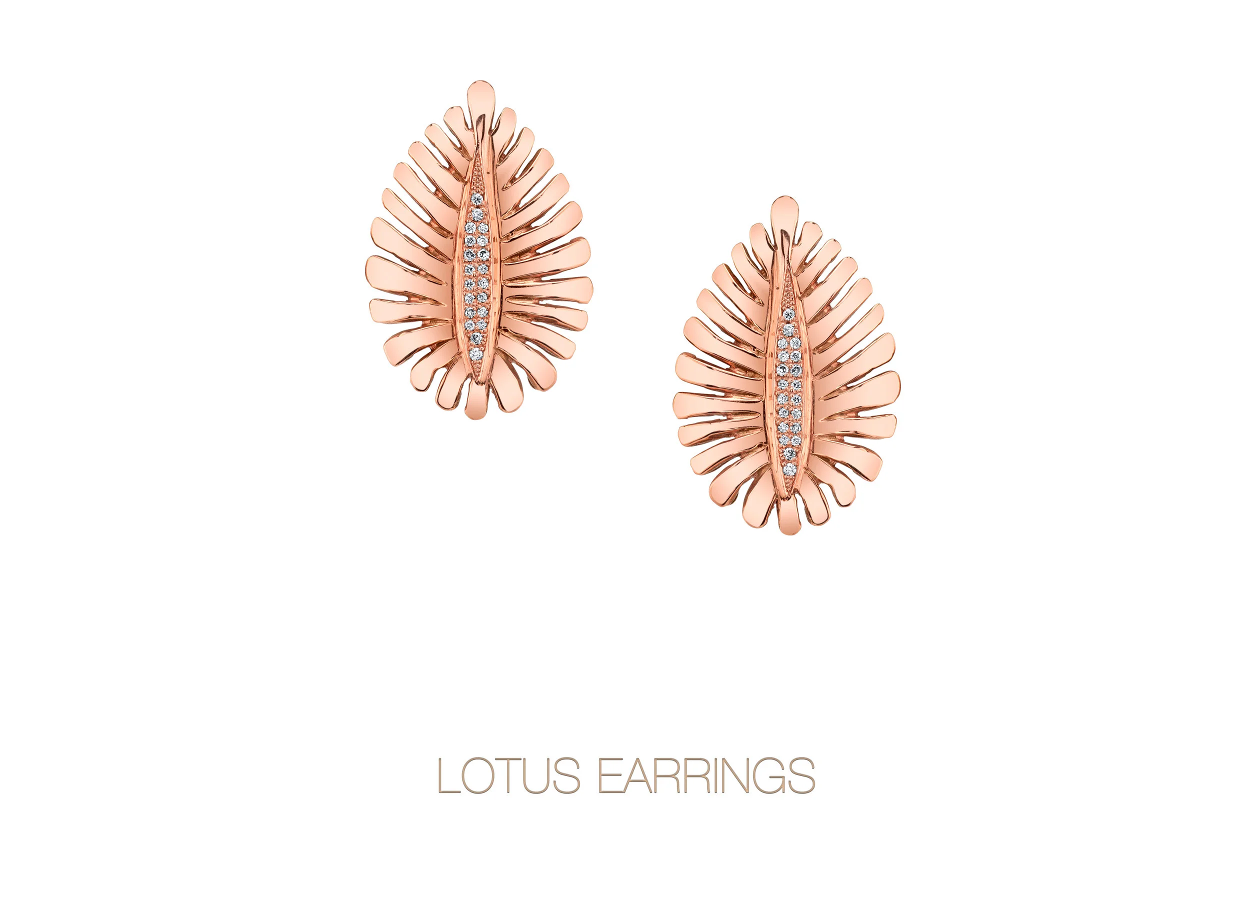 Lotus earrings