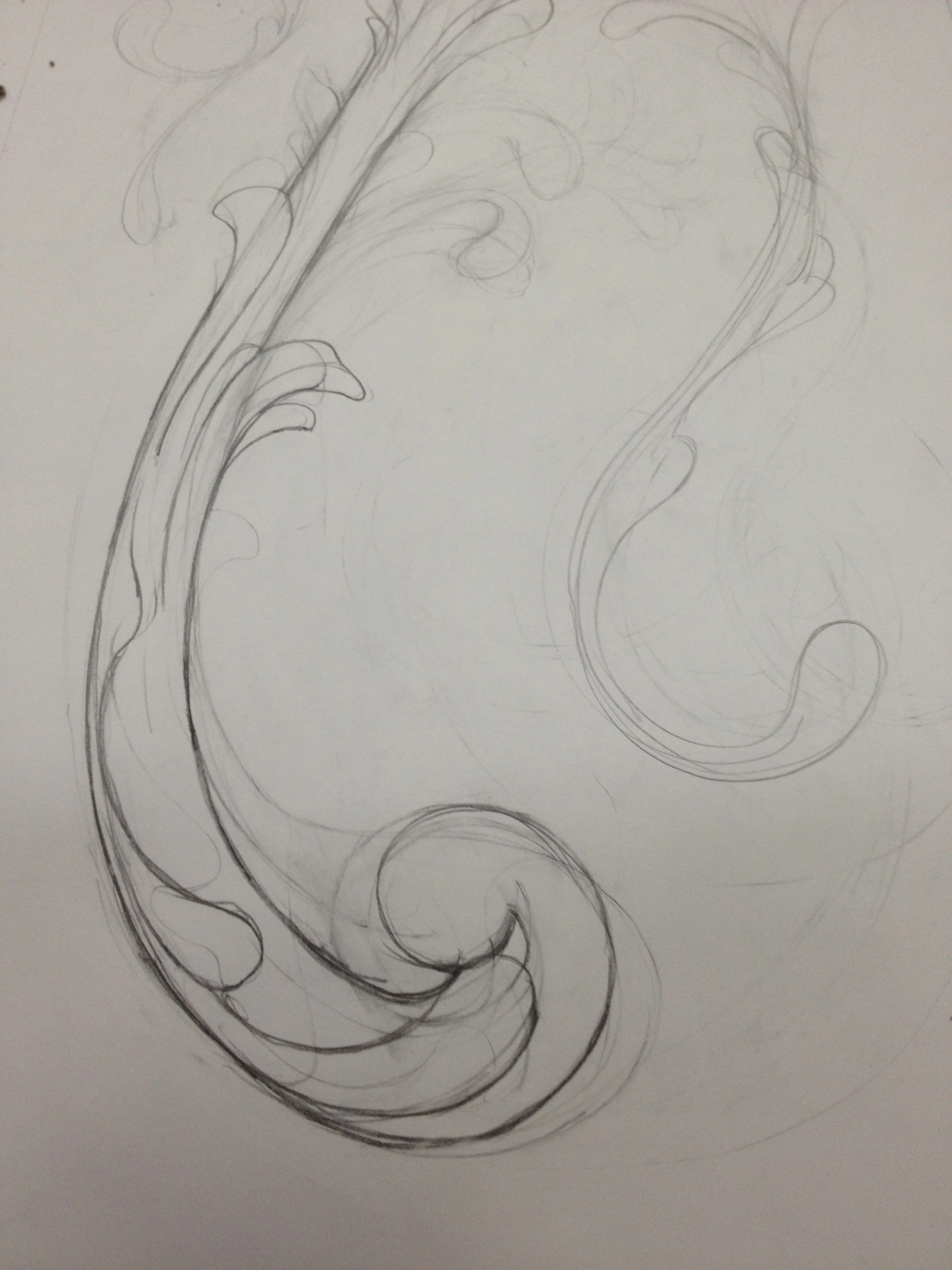Study for Molding Commission, Private Residence