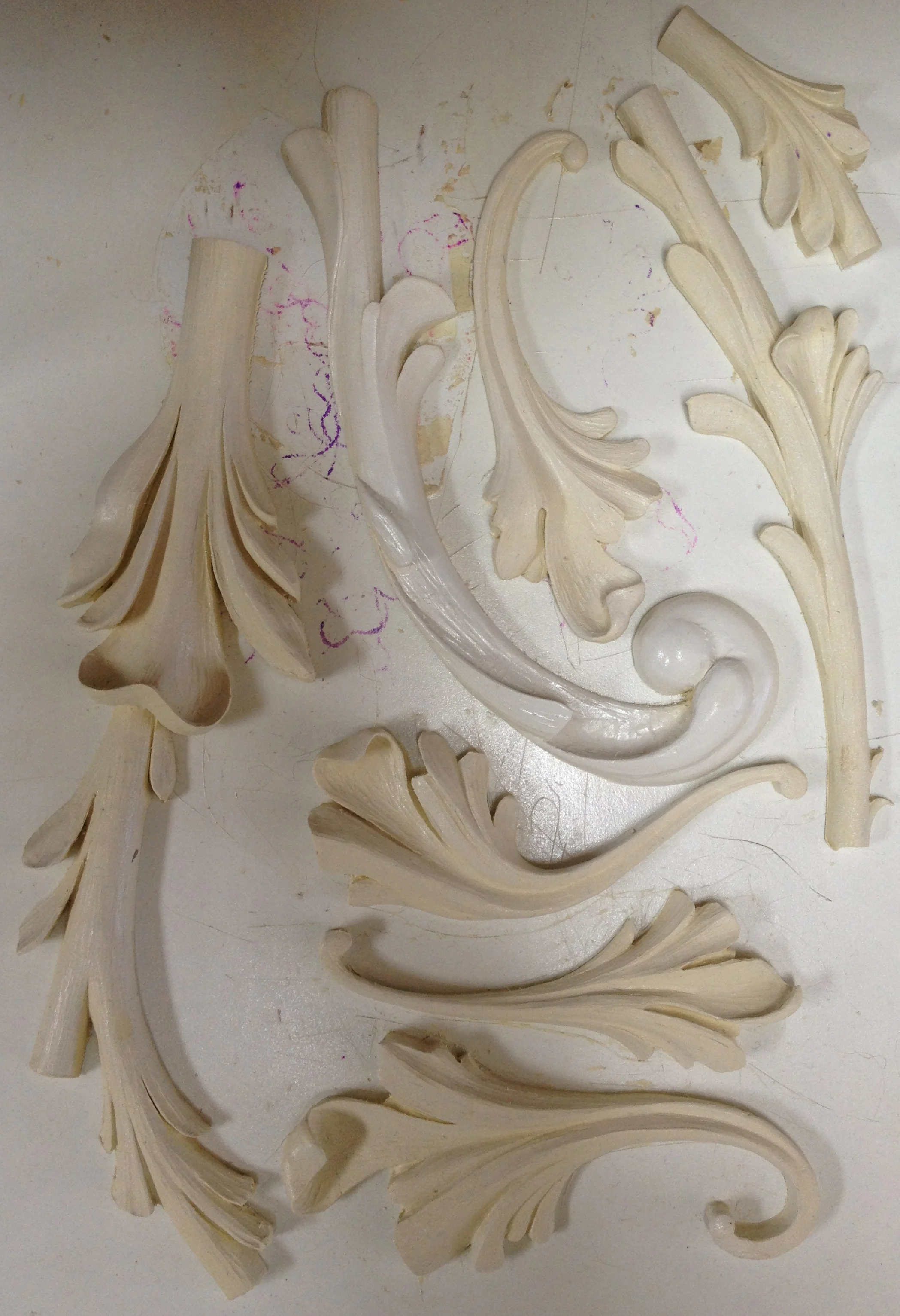 Three Dimensional Studies for Molding Commission, Private Residence