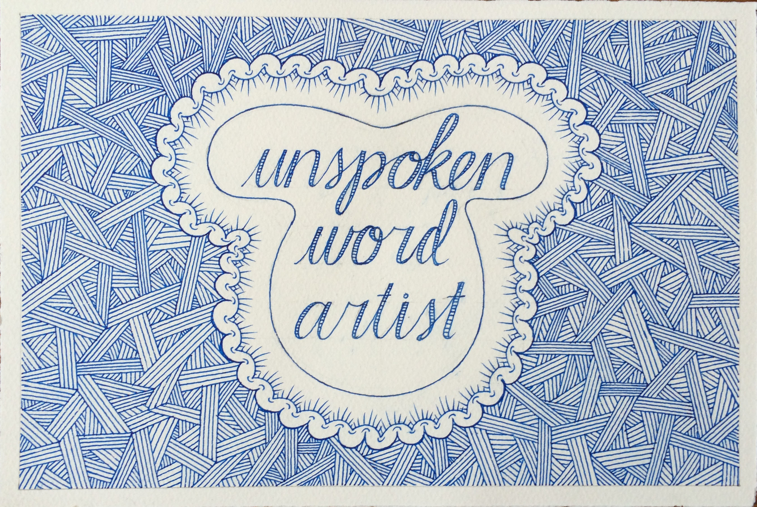 Unspoken word artist