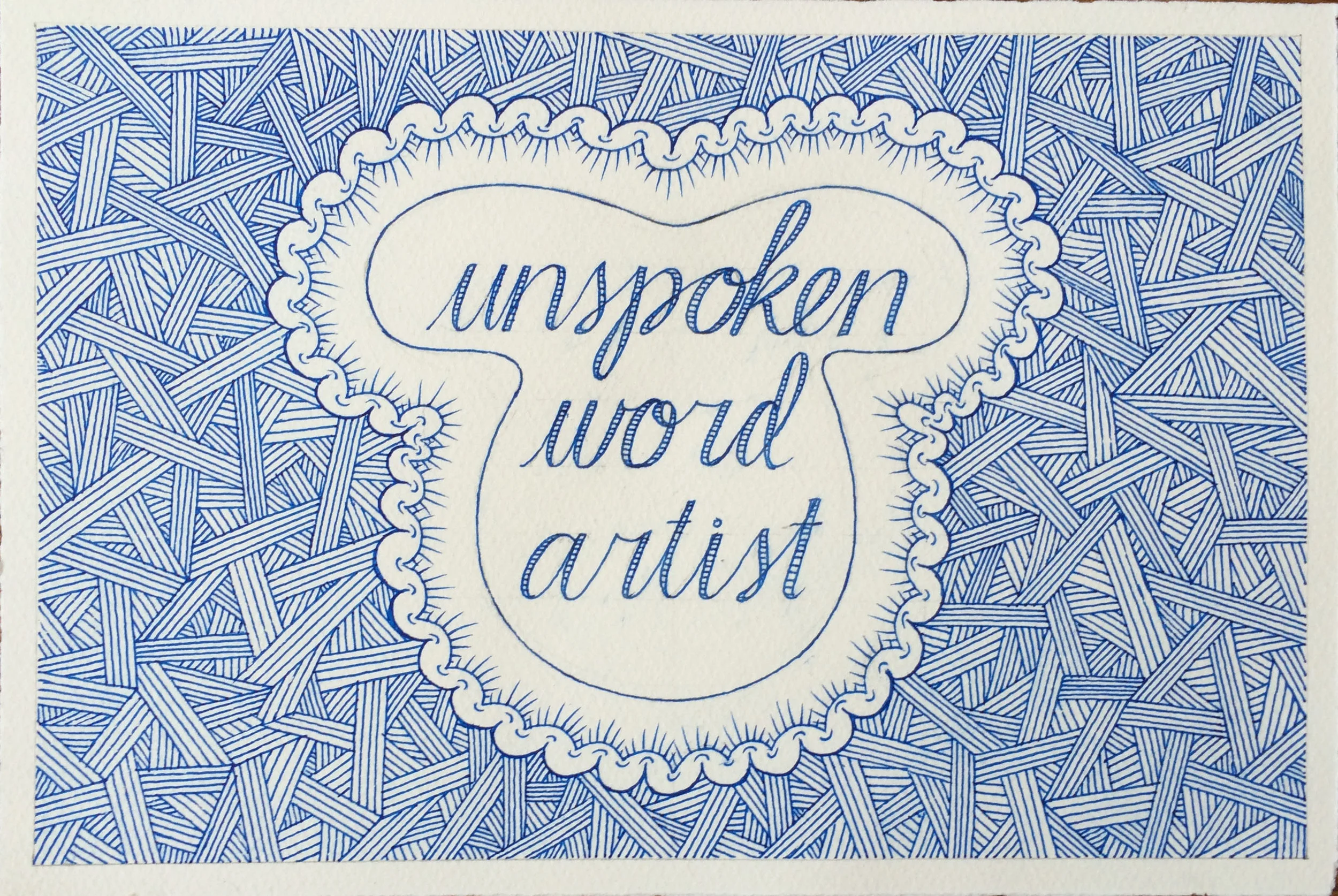 Unspoken word artist