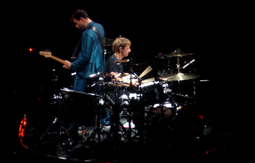Dominic Howard & Christopher Wolstenholme of legendary rock band, Muse.