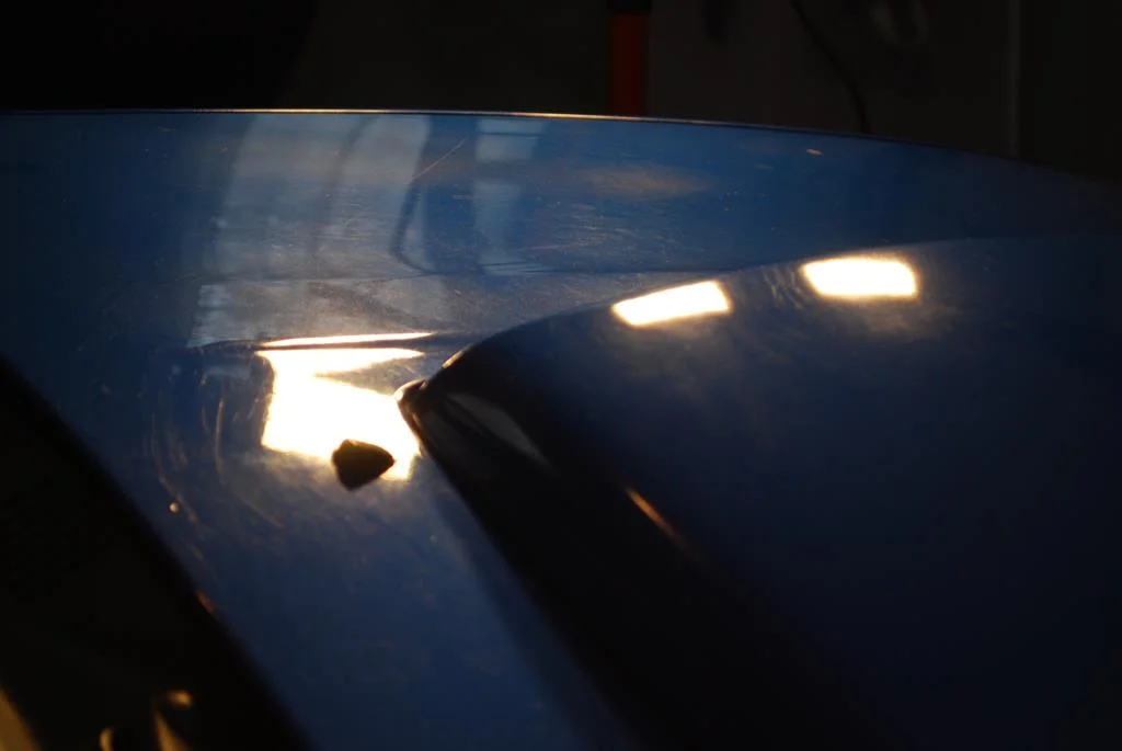 Before - Dull and marred paint