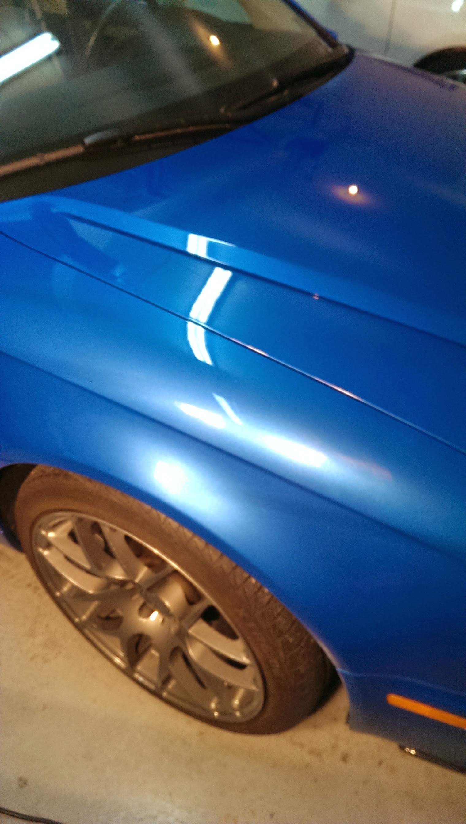 Fender finished