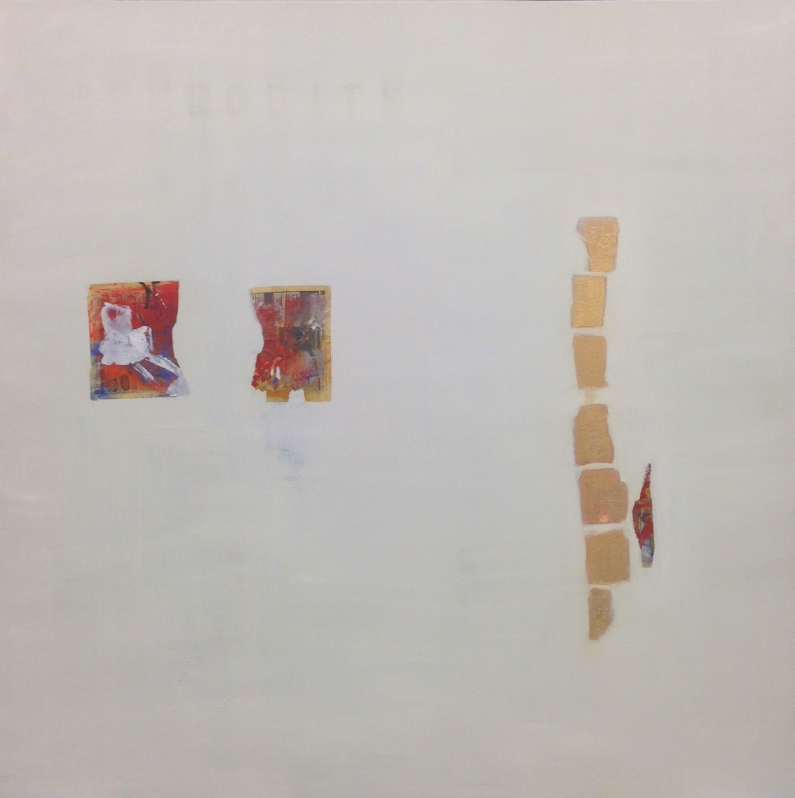 painting in currently in progress in the studio April 2016