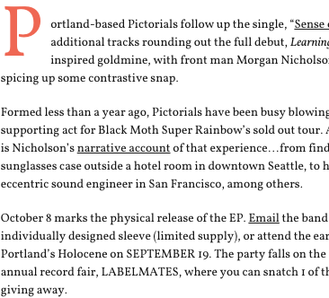 Editorial&nbsp;@ Impose Magazine