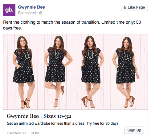 Facebook Desktop Newsfeed Ad