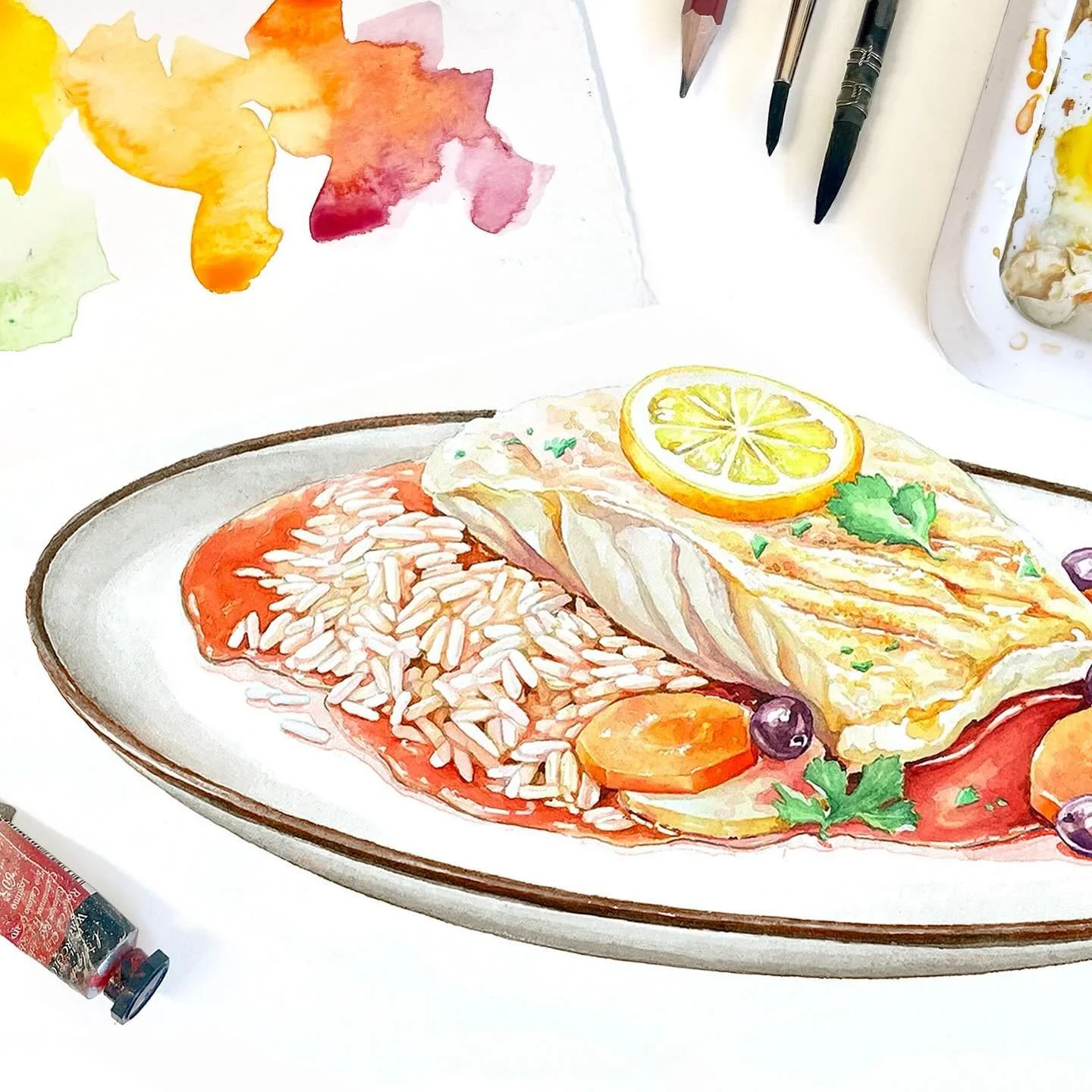 Fish fillet 🍋@mina #tagine