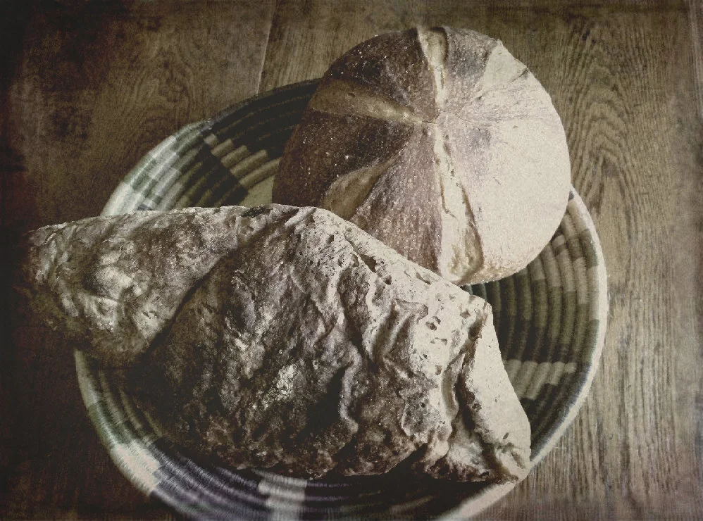 Rustic Autumn Harvest Sourdough and Country White Boule.