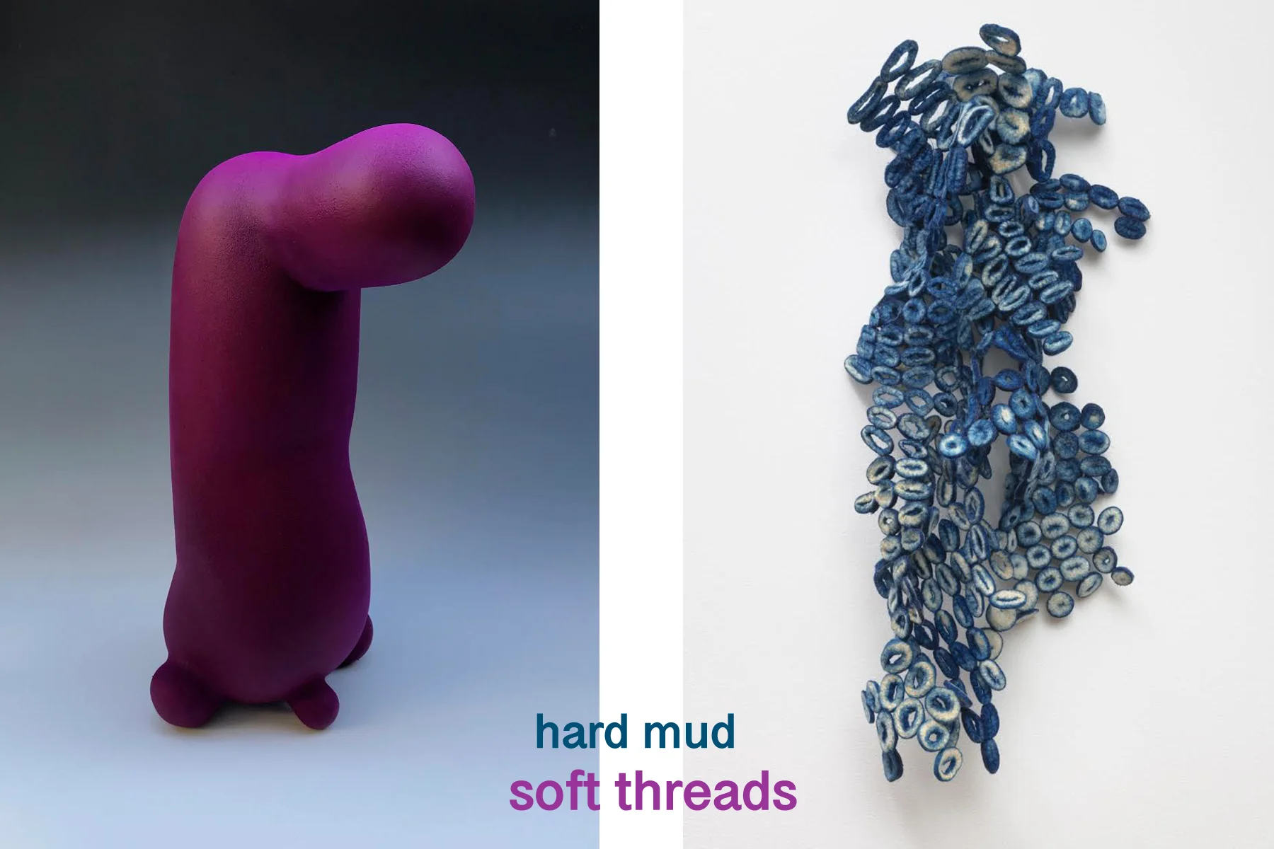 Hard Mud, Soft Threads exhibition