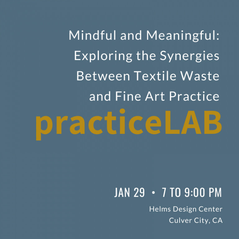 MINDFUL AND MEANINGFUL: EXPLORING THE SYNERGIES BETWEEN TEXTILE WASTE AND FINE ART PRACTICE