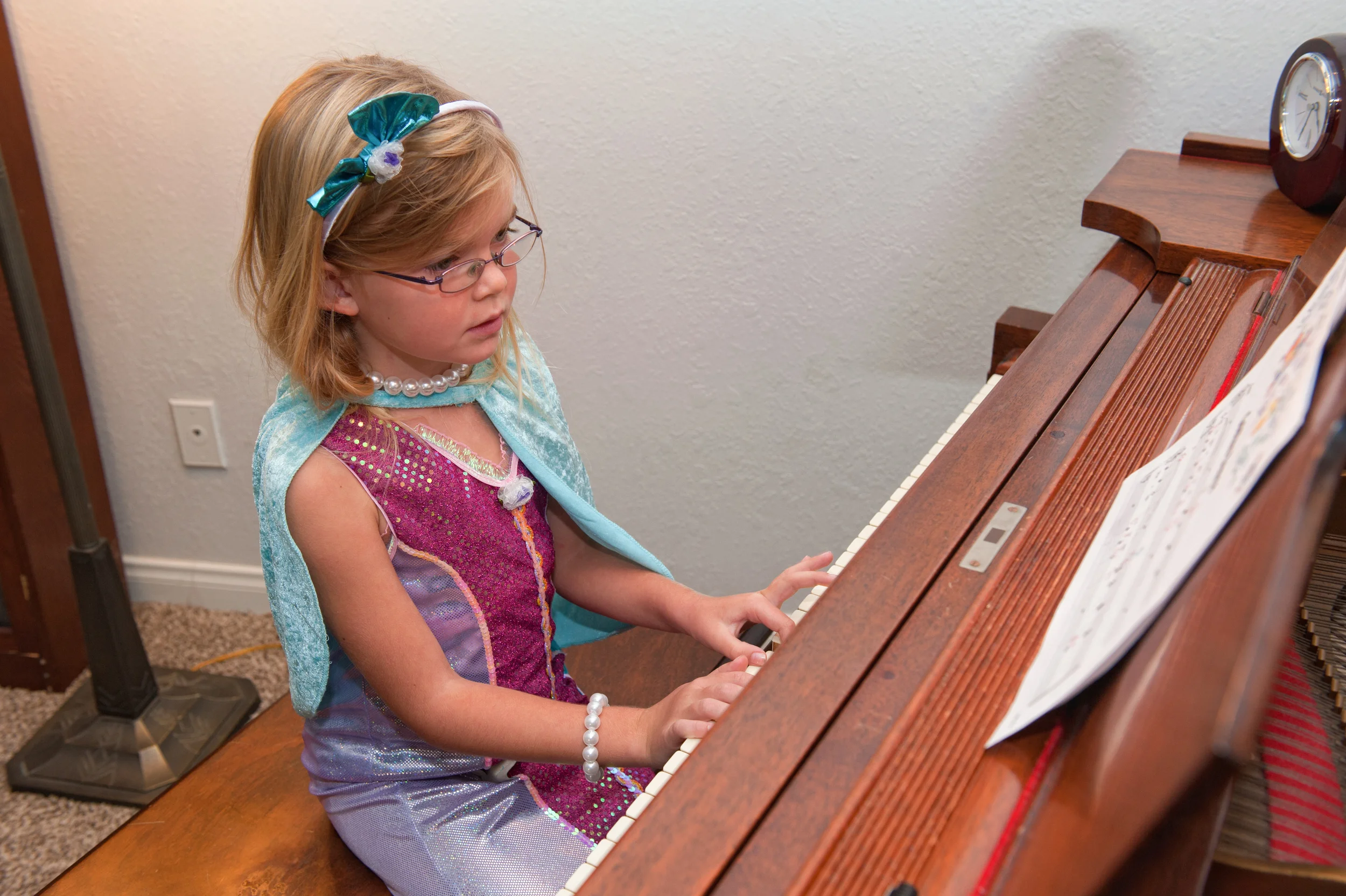 Mermaid at Halloween Group Piano Class