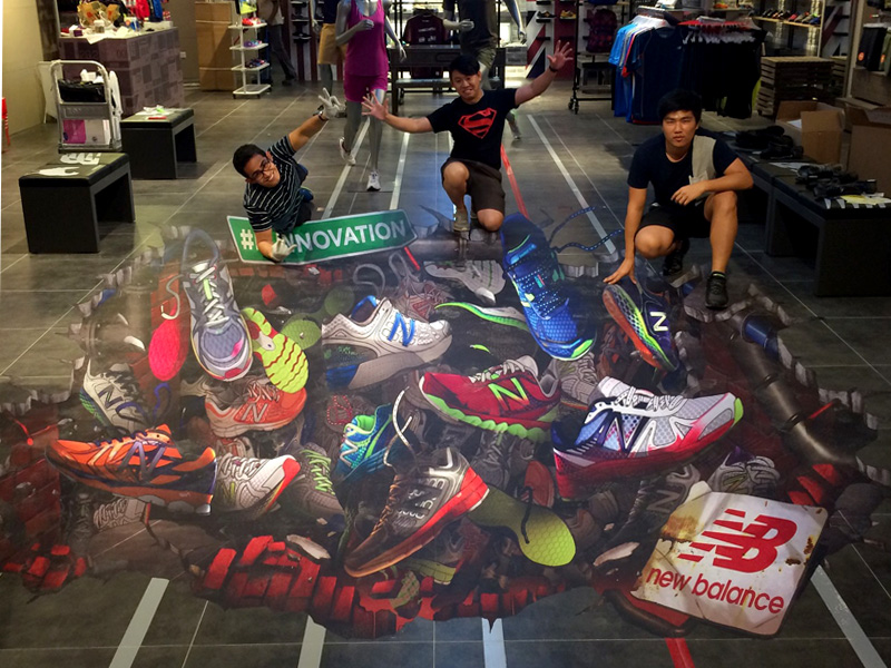 New Balance SG @ Suntec City — 3D ART 