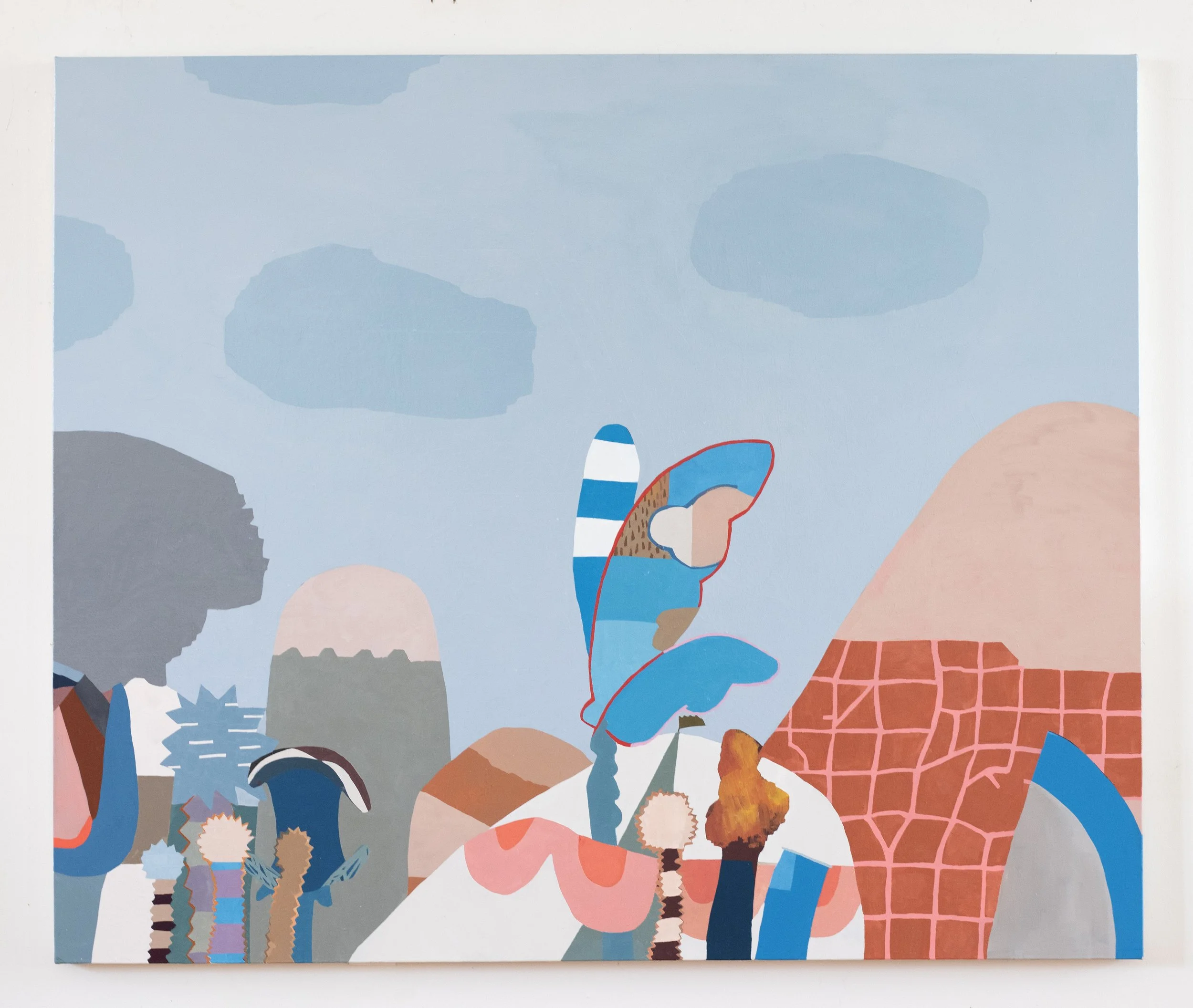 Comely, 2026, 72x60 inches, oil on canvas