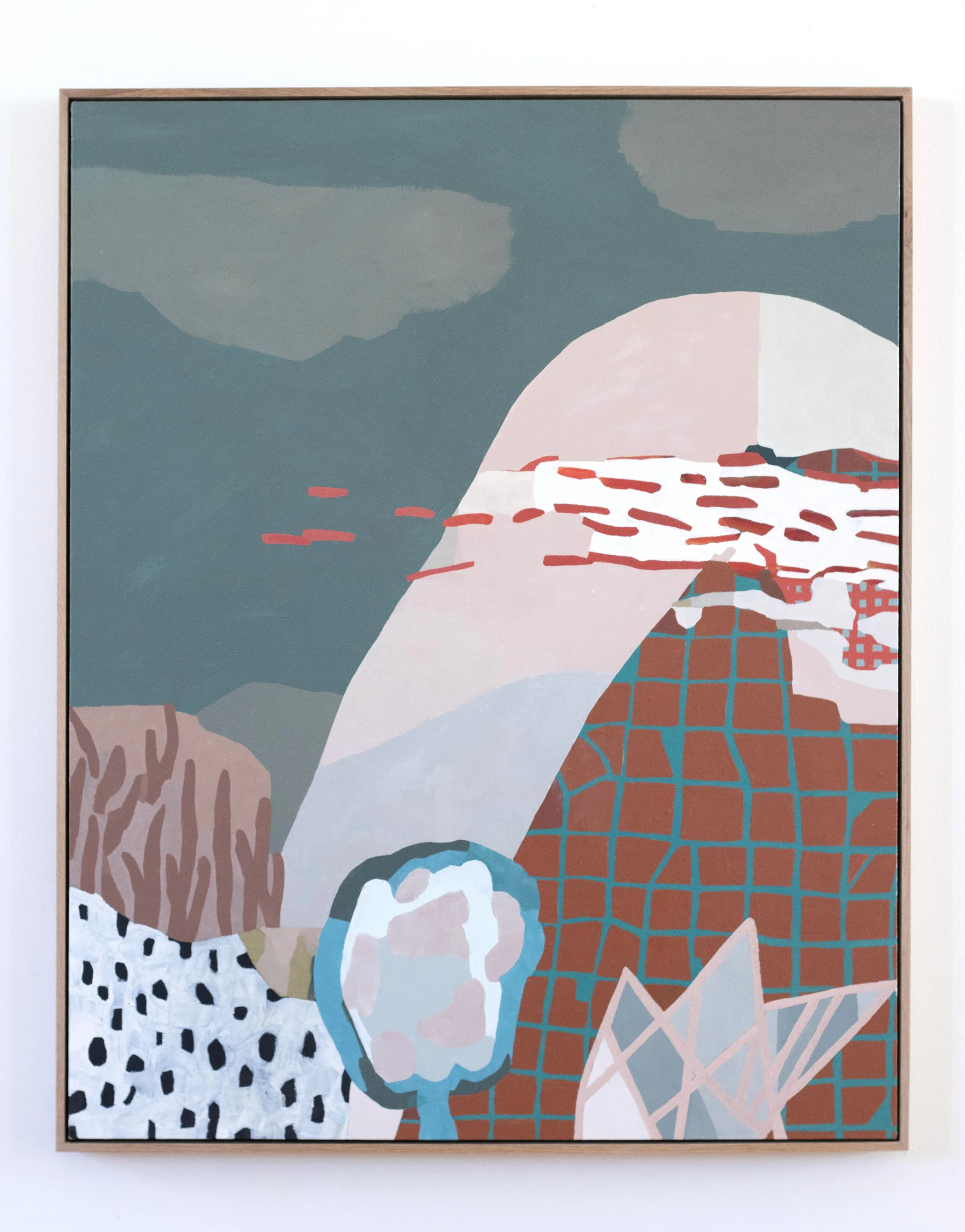 Mount Surmount, 2026, 40x50 inches, oil on canvas