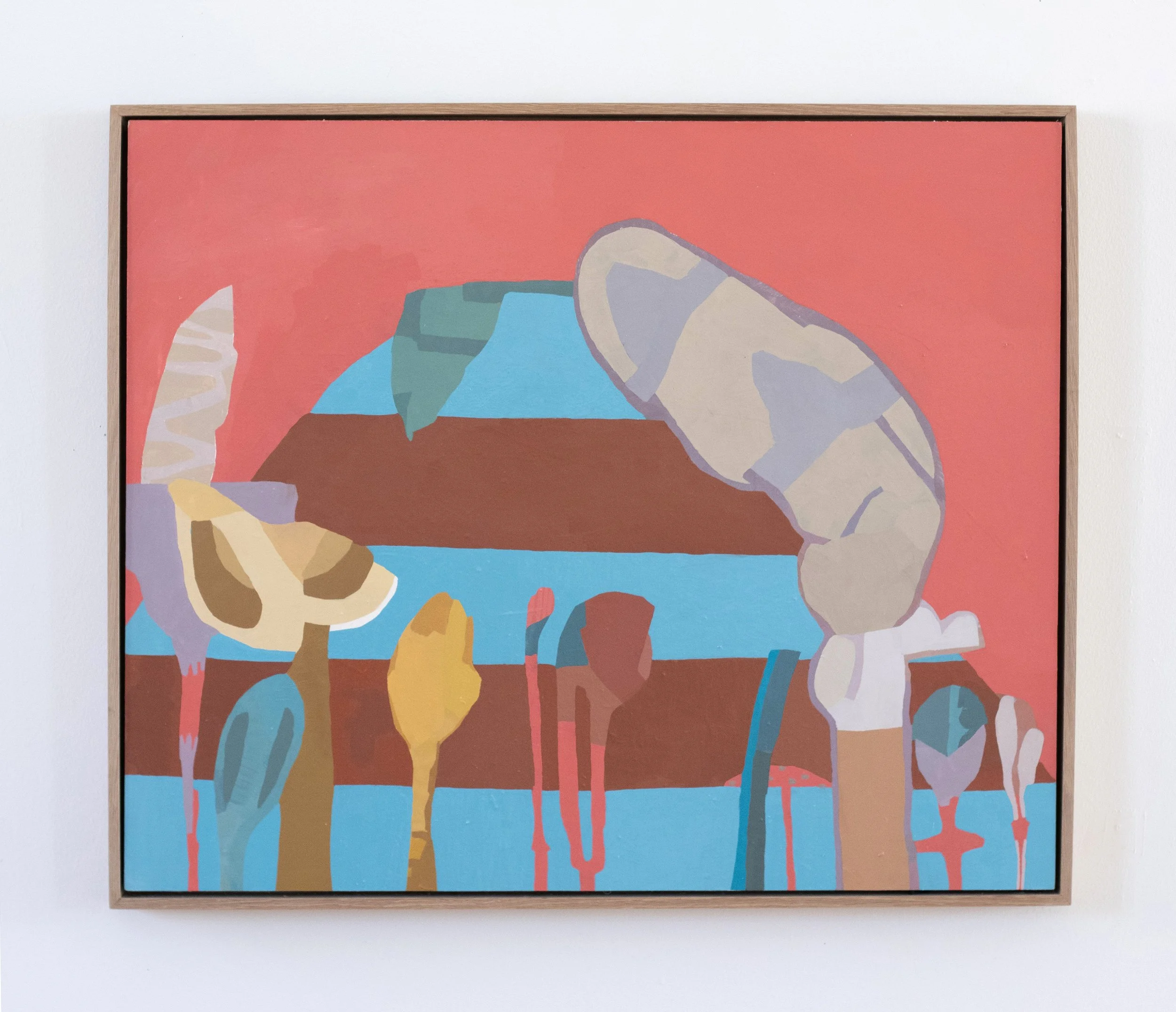 Metronome, 2026, 36x30 inches, oil on board