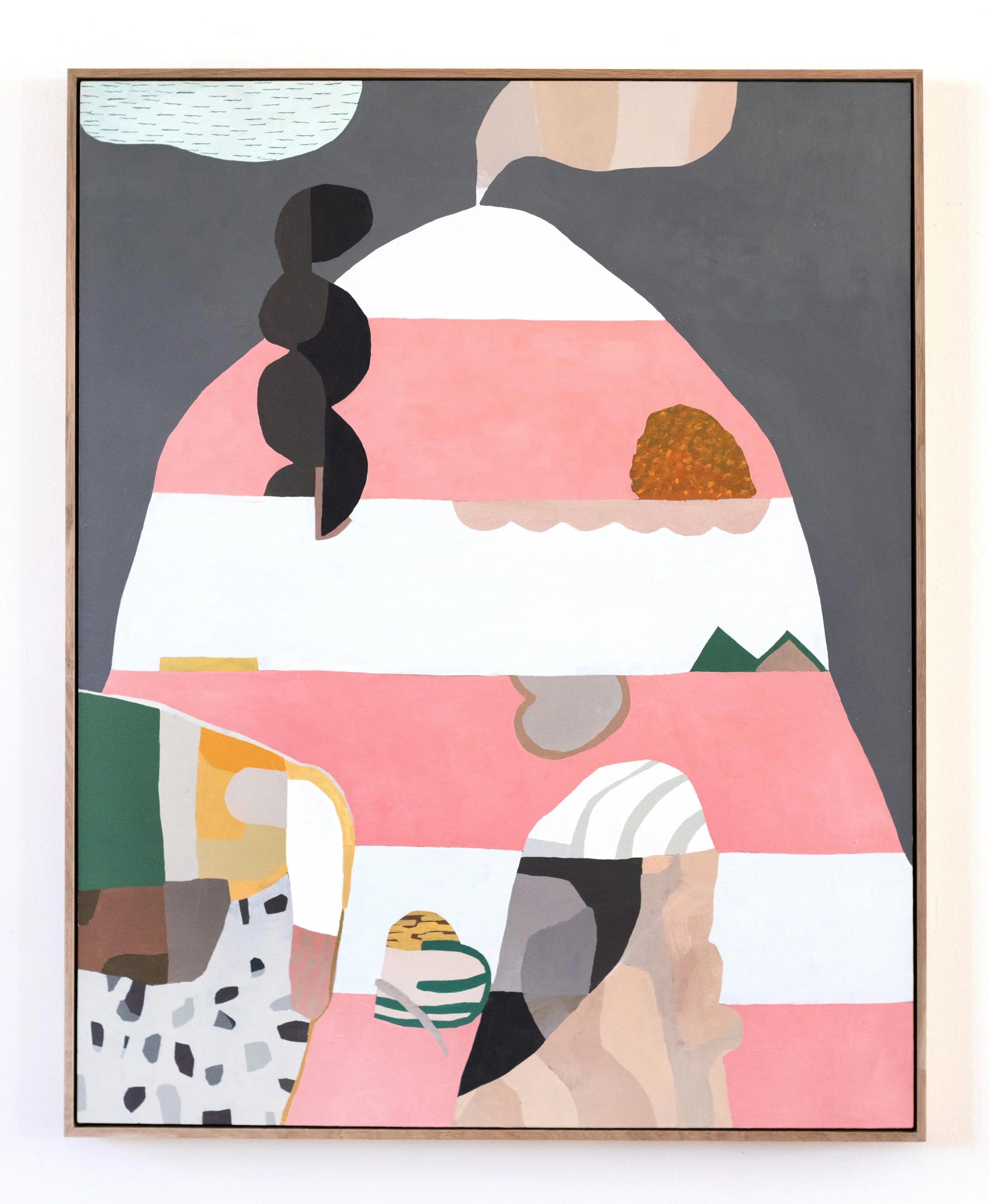 Friendly Fumarole, 2026, 40x50 inches, oil on canvas