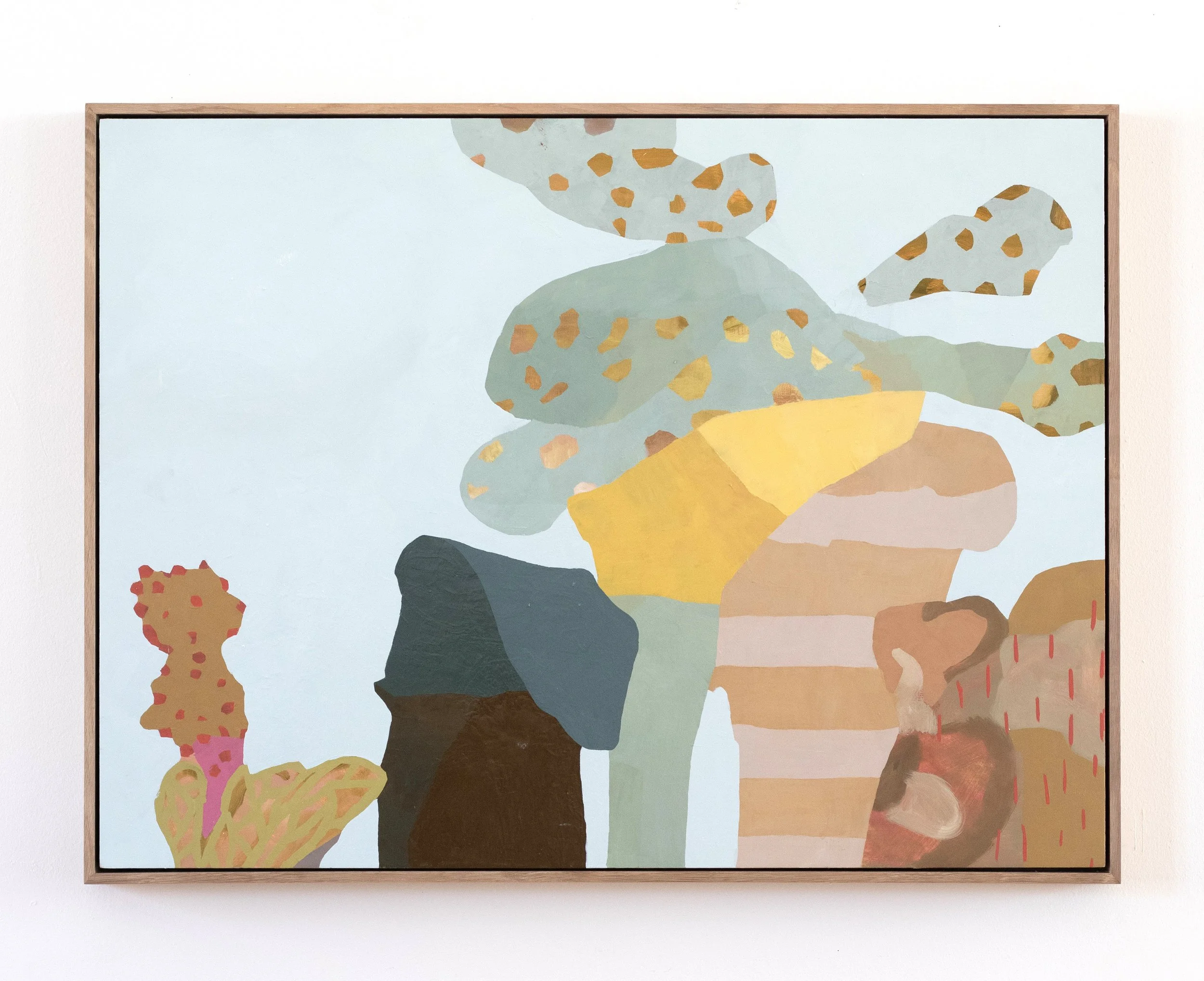 Antidune, 2026, 40x30 inches, oil on board