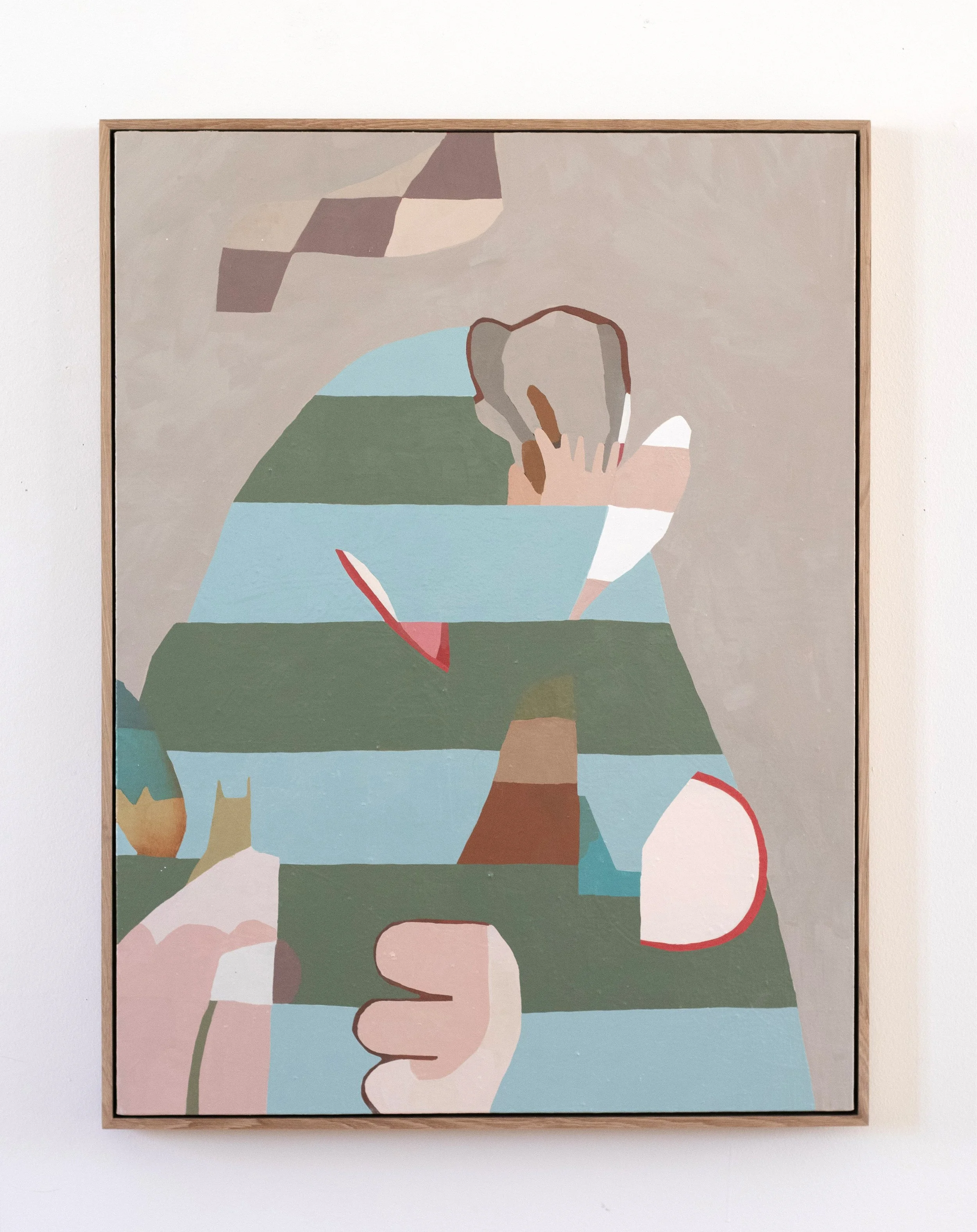 Intervallum, 2026, 40x50 inches, oil on canvas