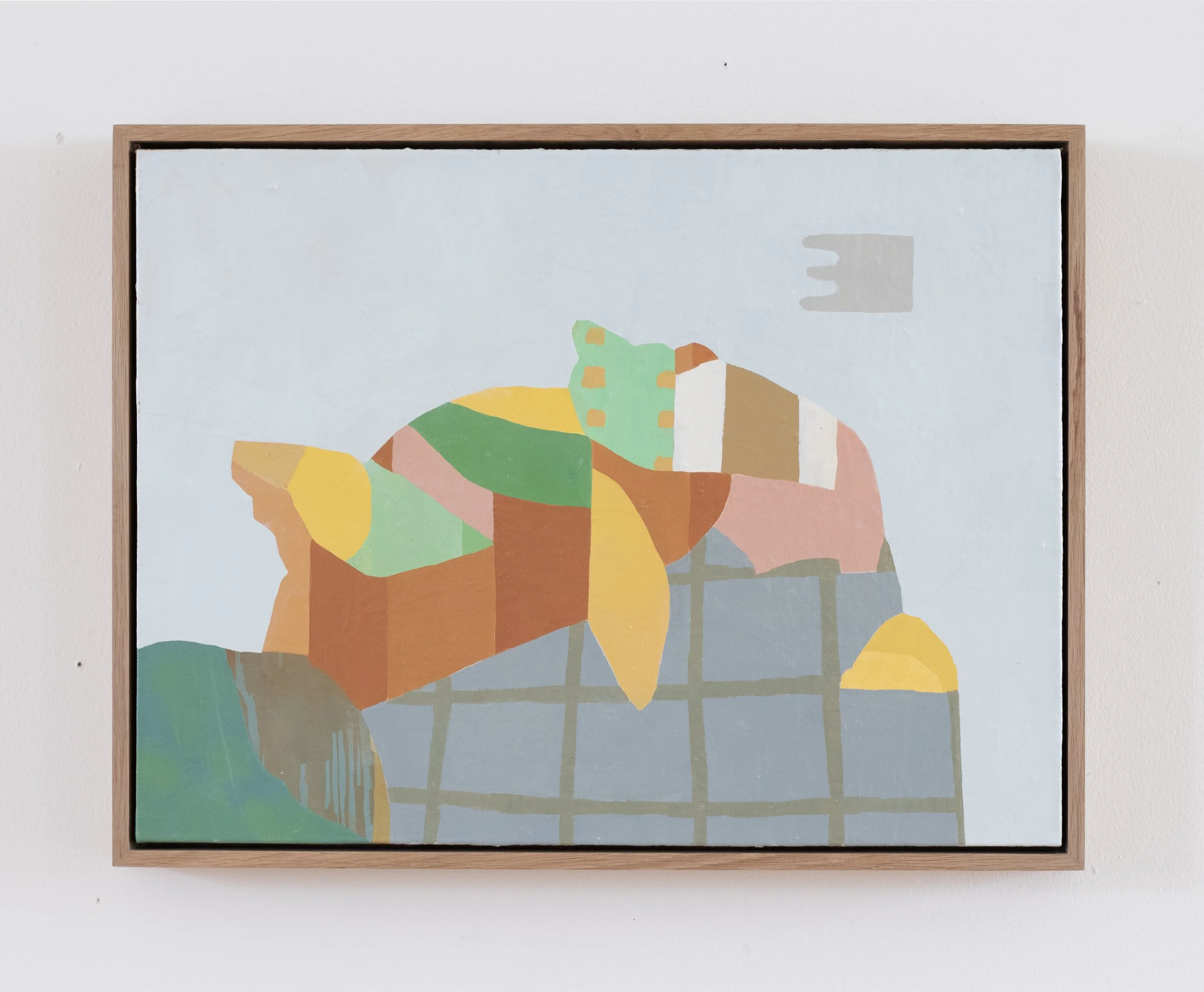 Scaffold, 2026, 24x18 inches, oil on canvas