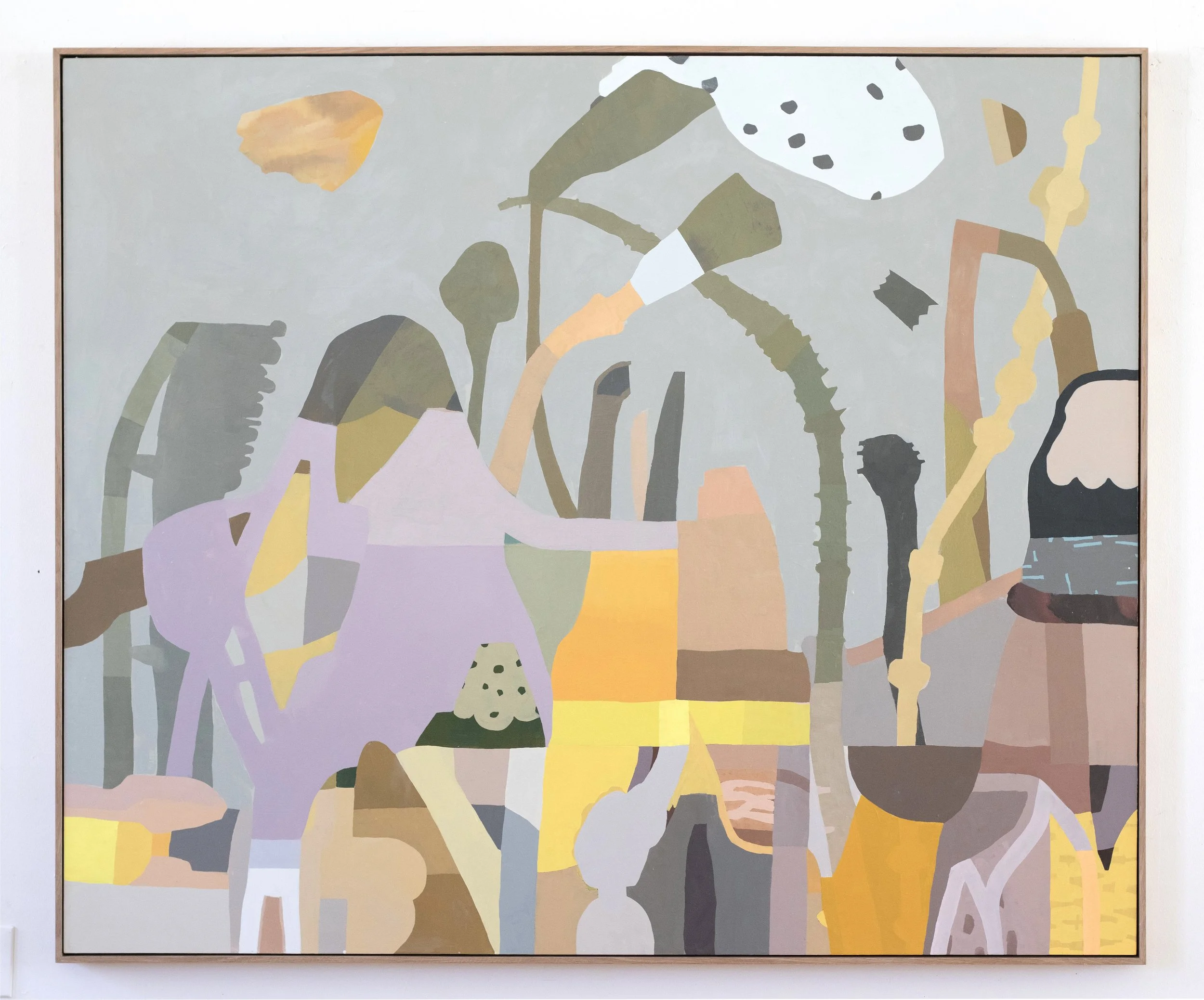 Waylay, 2026, 72x60 inches, oil on canvas