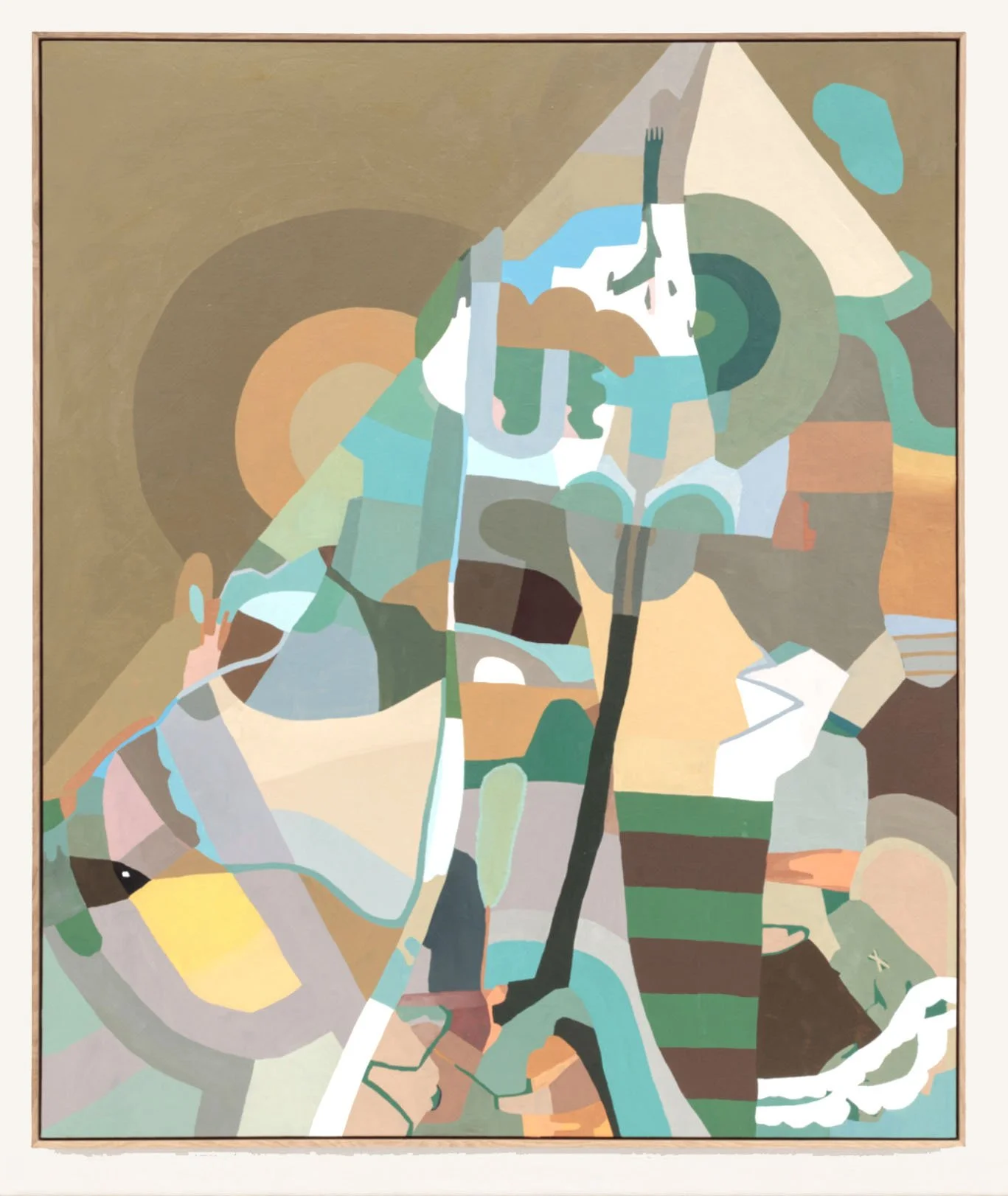 Alt, 2023, 60x72 inches, oil on canvas