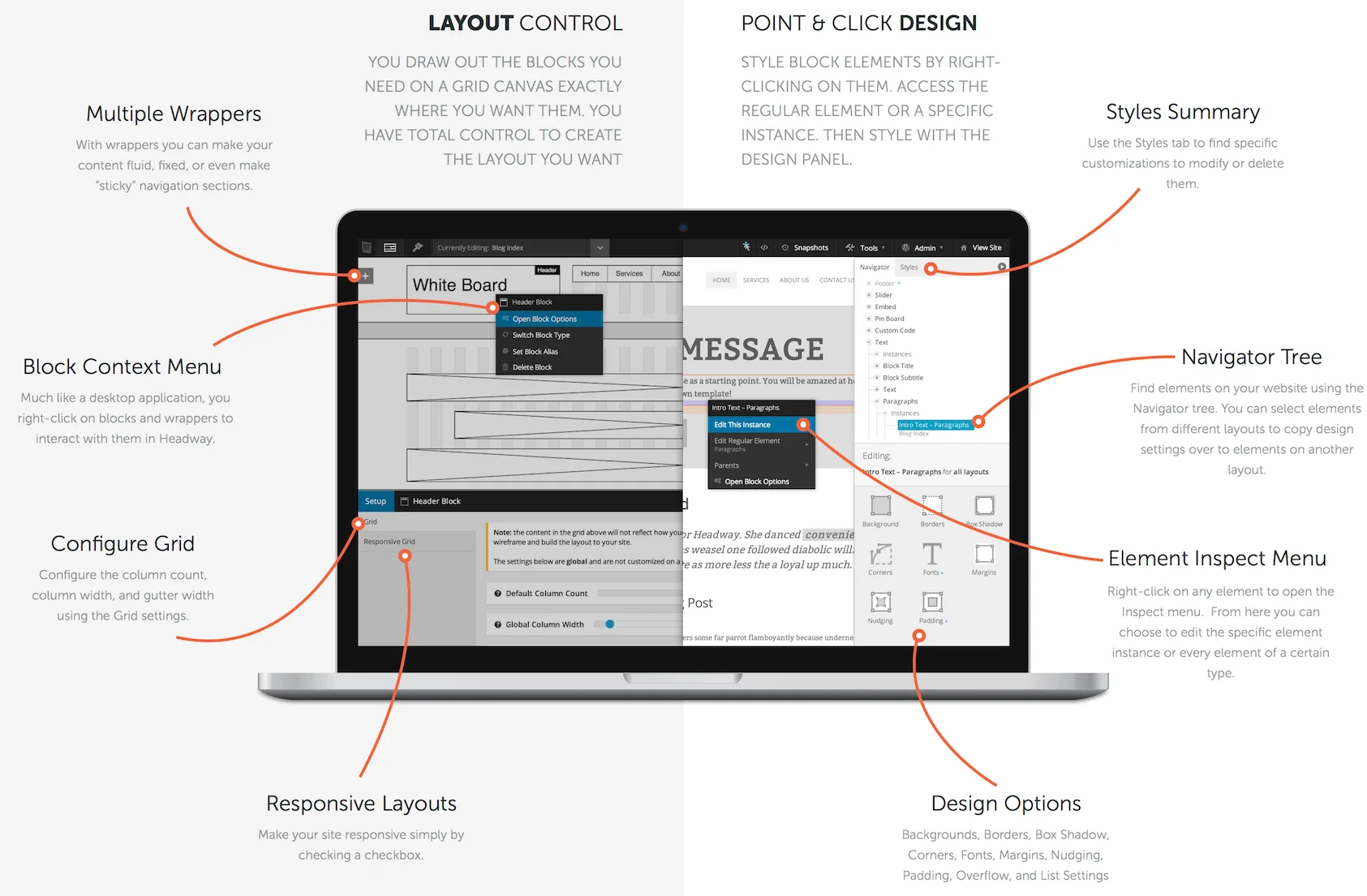 De meeste premium thema’s fungeren vrijwel als een soort webdesign software.