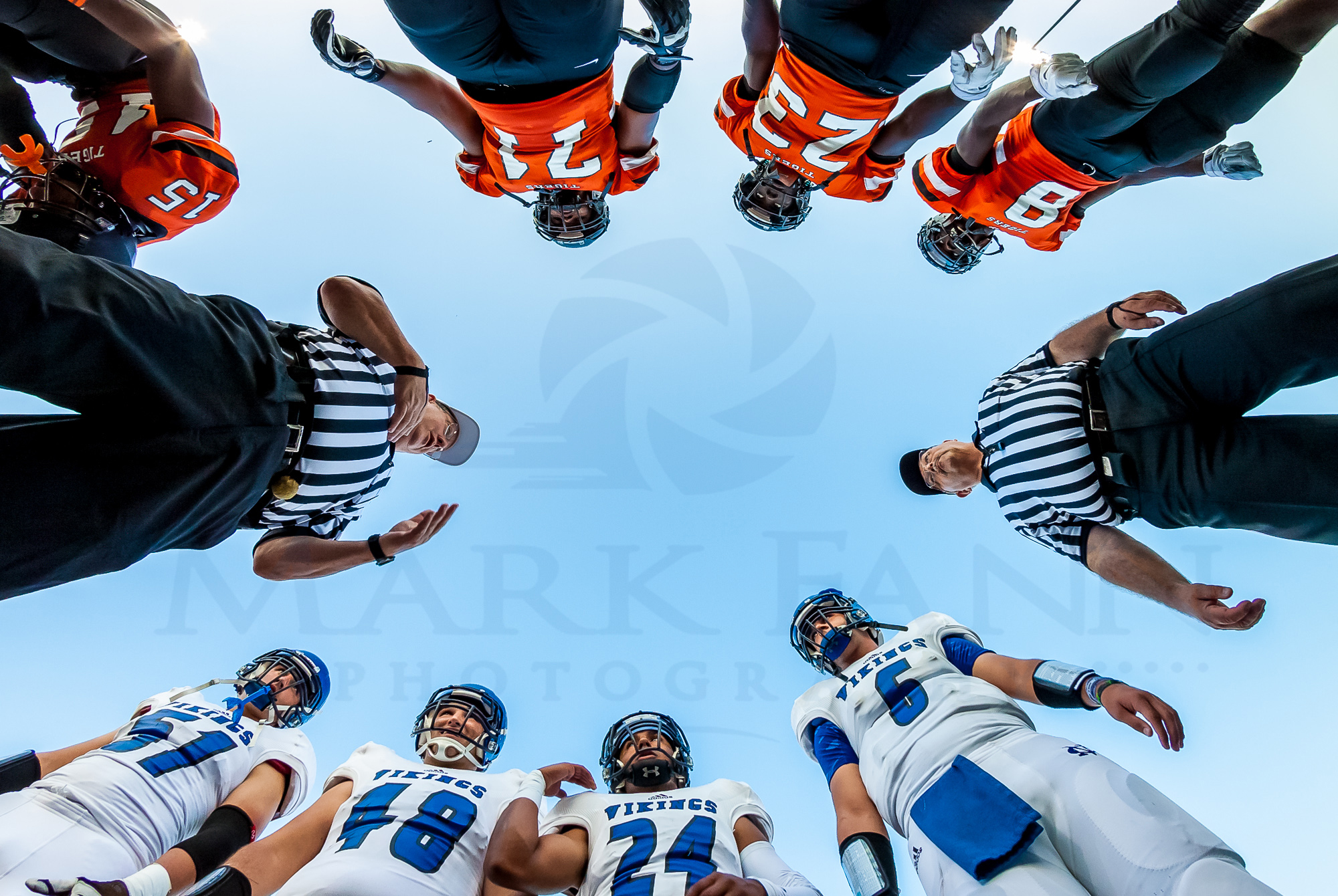 Nolan Catholic High School Vikings vs Lancaster High School Tigers Football 2014