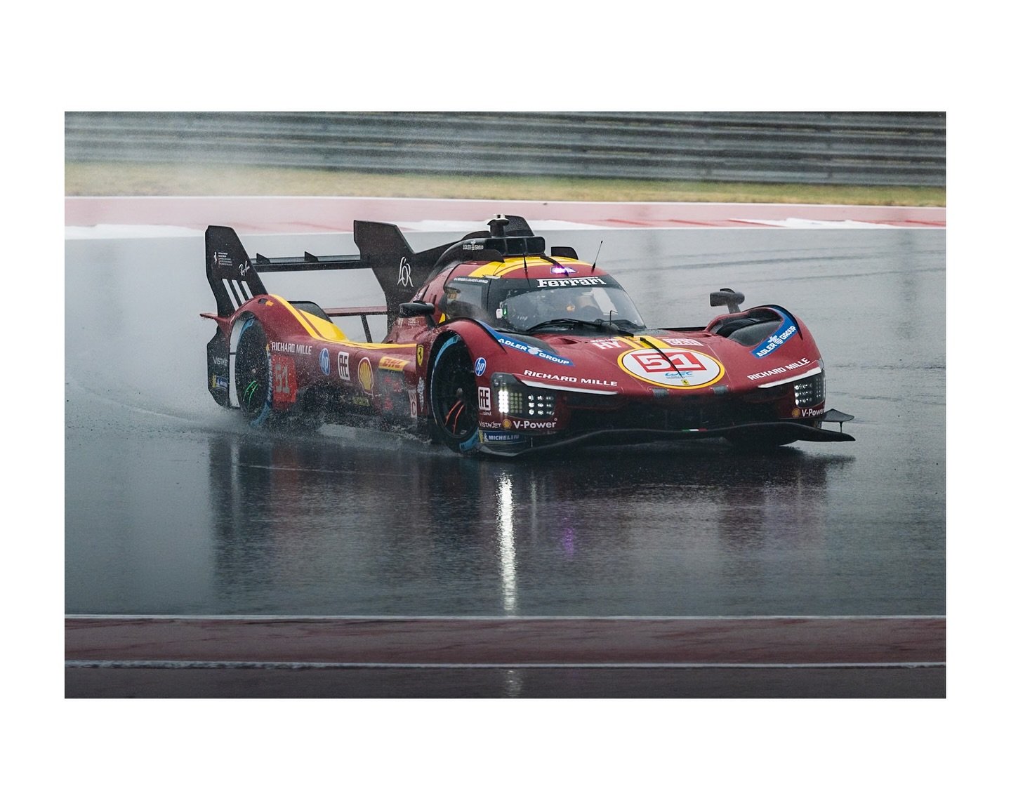Wet weather racing at the FIA-WEC Lone Star Le Mans | September 7, 2025 | COTA | Austin, Texas | &copy;️Mark Fann | 📷: for @dfwzonemedia 
@fiawec_official @cota_official #LoneStarLeMans #FIAWEC #CircuitOfTheAmericas #COTA #TexasRacing
#EnduranceRaci