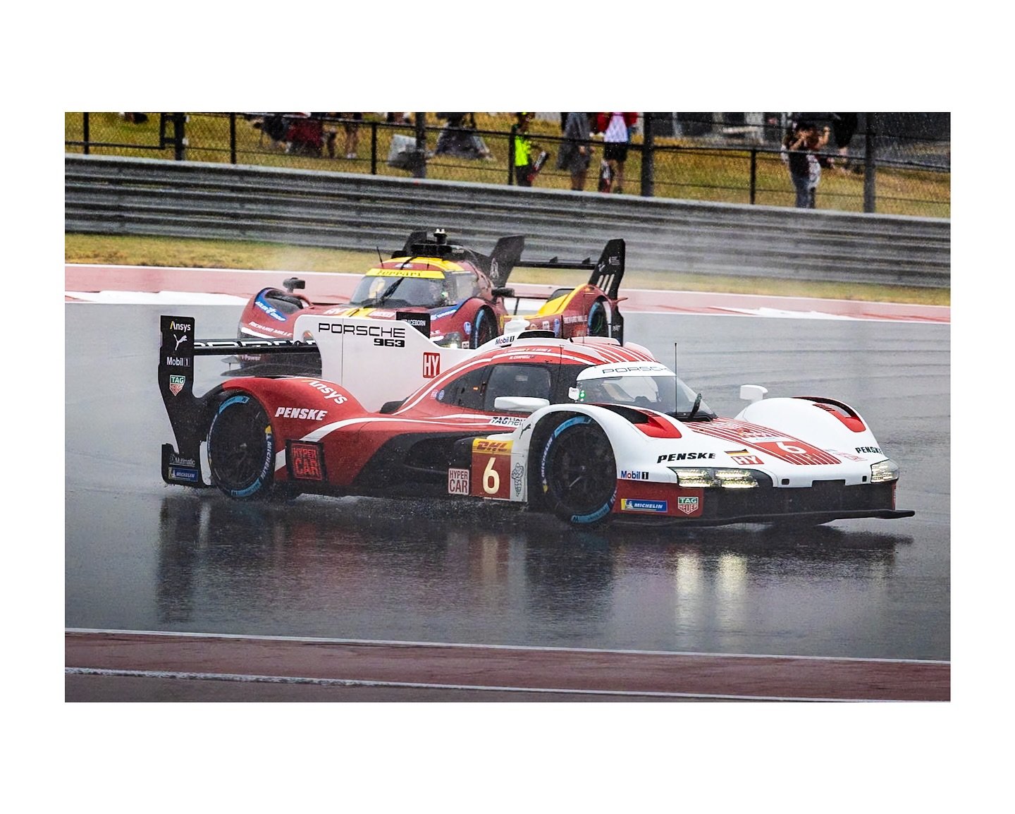 In a gripping, rain-soaked Lone Star Le Mans today, Porsche Penske Motorsport&rsquo;s No. 6 Porsche 963, driven by Kevin Estre, Laurens Vanthoor, and Matt Campbell, emerged victorious in the Hypercar class&mdash;marking Porsche&rsquo;s first win of t