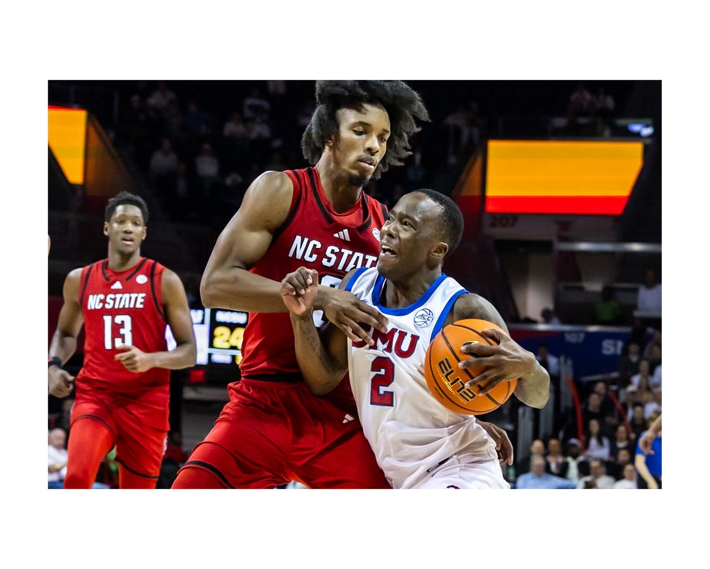 NCAA Men&rsquo;s Basketball | NC State vs SMU | Dallas,  Texas | &copy;️Mark Fann | @zumapress 

NC State survived a wild back-and-forth battle to nip SMU 84&ndash;83 in Dallas, staying perfect (6-0) in ACC road play. Darrion Williams led the Wolfpac